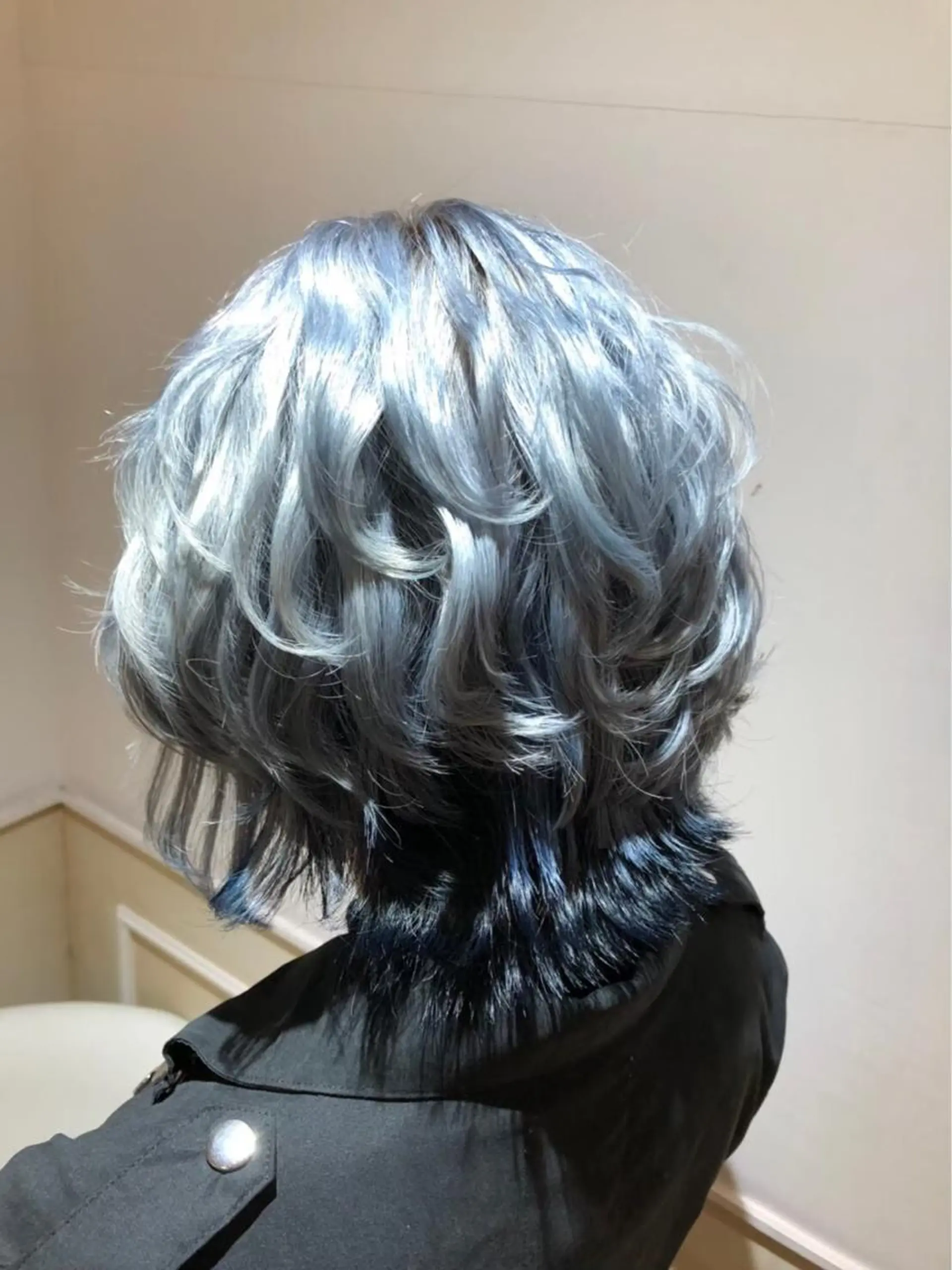 ミディアム カット パーマ トリートメント 🟣メンズパーマ 川端 永遠🟣のヘアスタイル