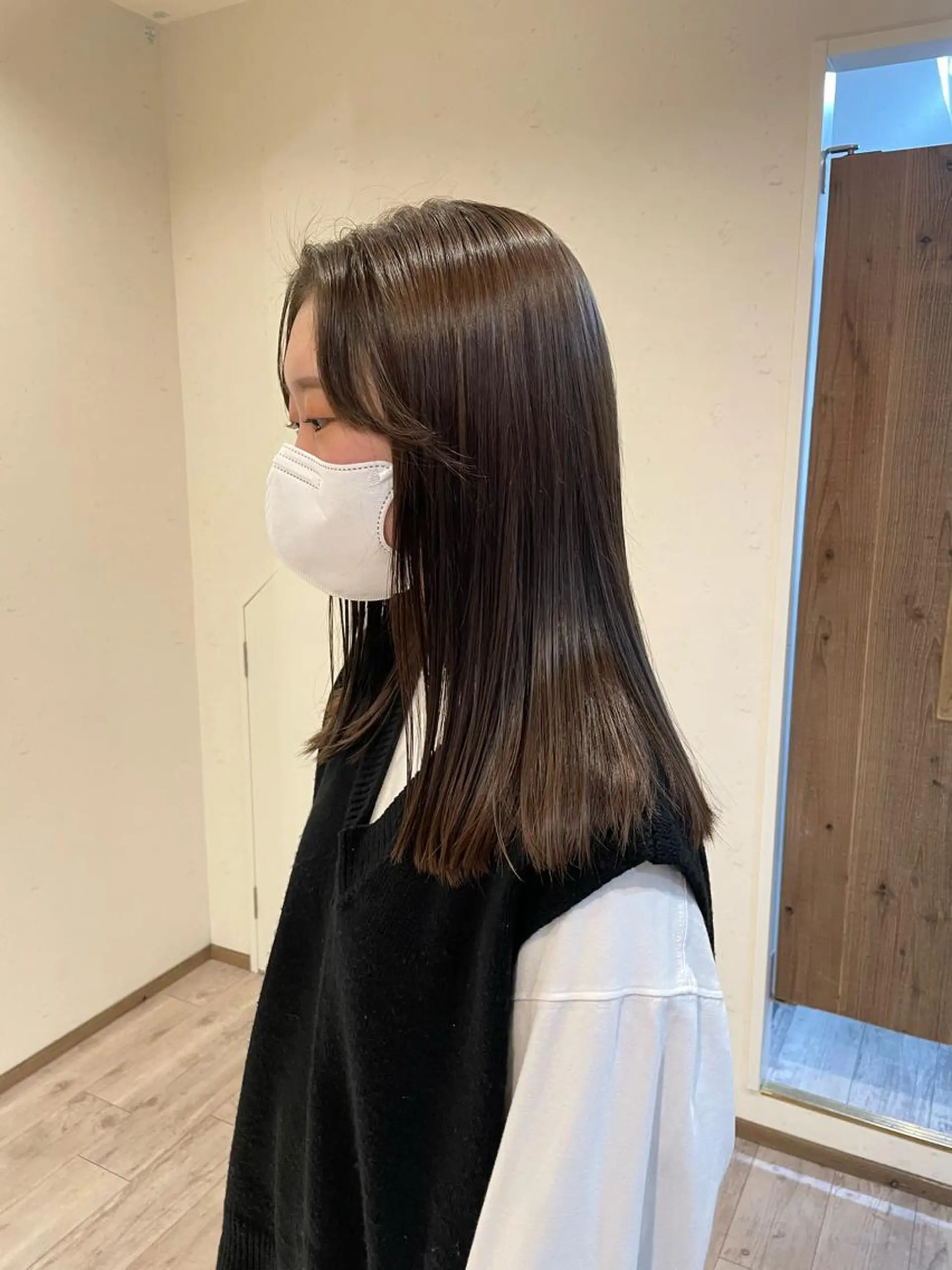 セミロング ボブ 渋谷 留菜のヘアスタイル