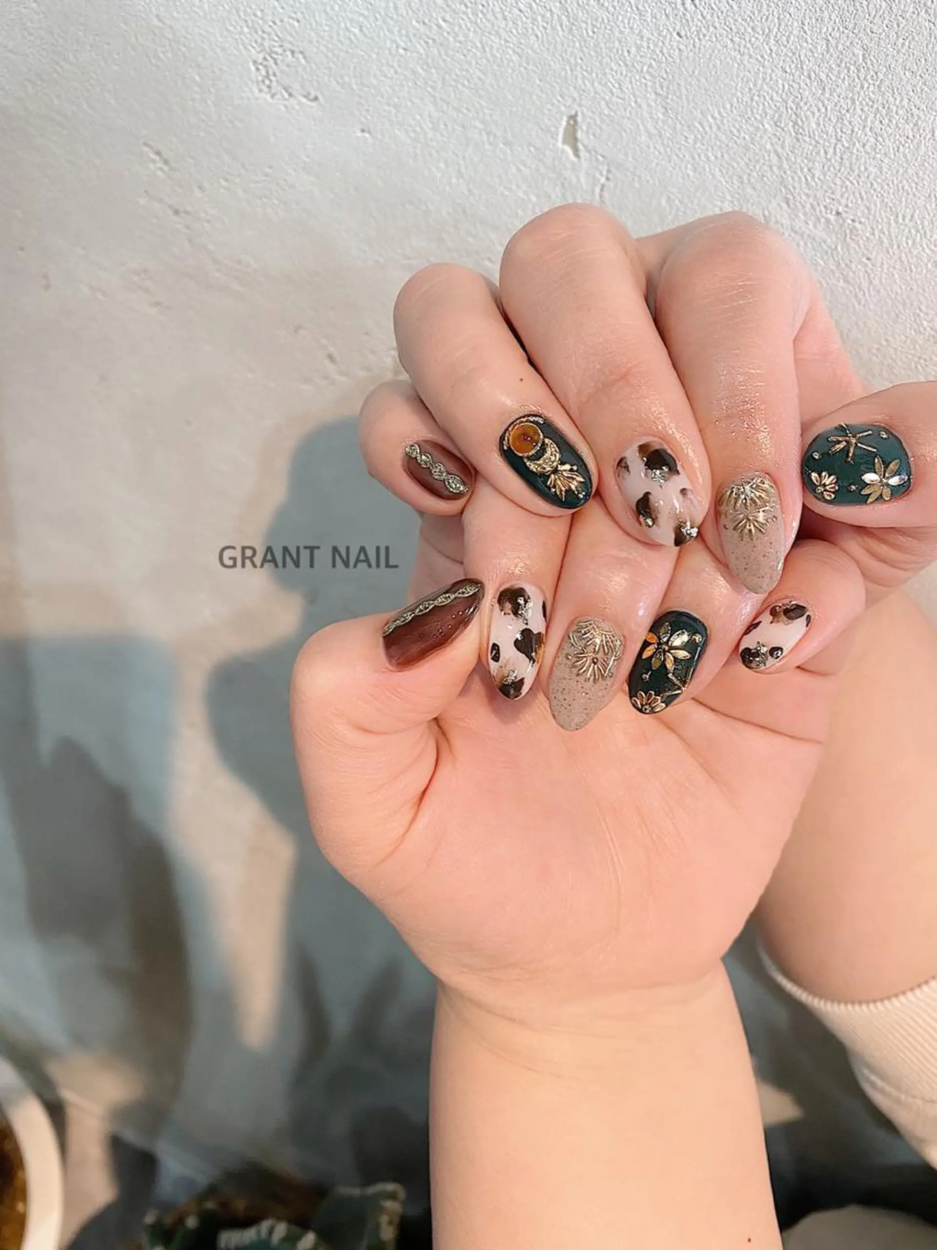 ネイル アートネイル クリアネイル ジェルネイル ニュアンスネイル GRANT NAIL 岩出店のネイルデザイン
