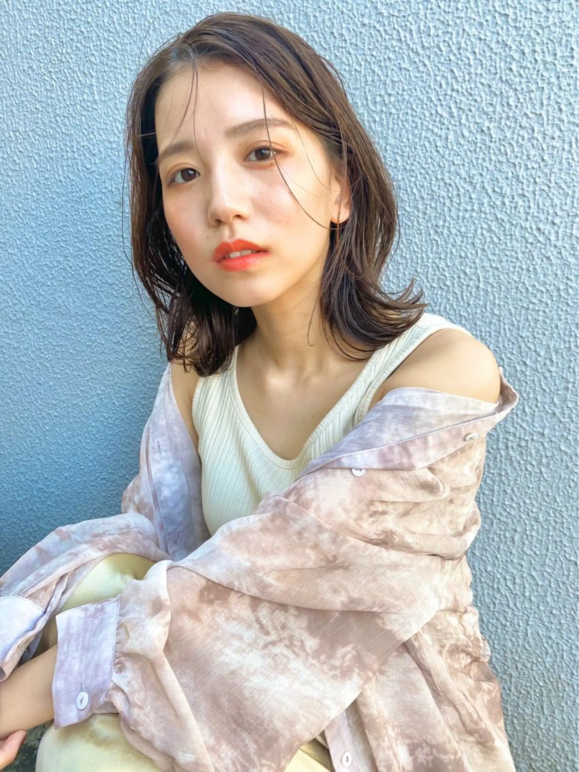 ミディアム カラー momoka /ショート/ボブのヘアスタイル