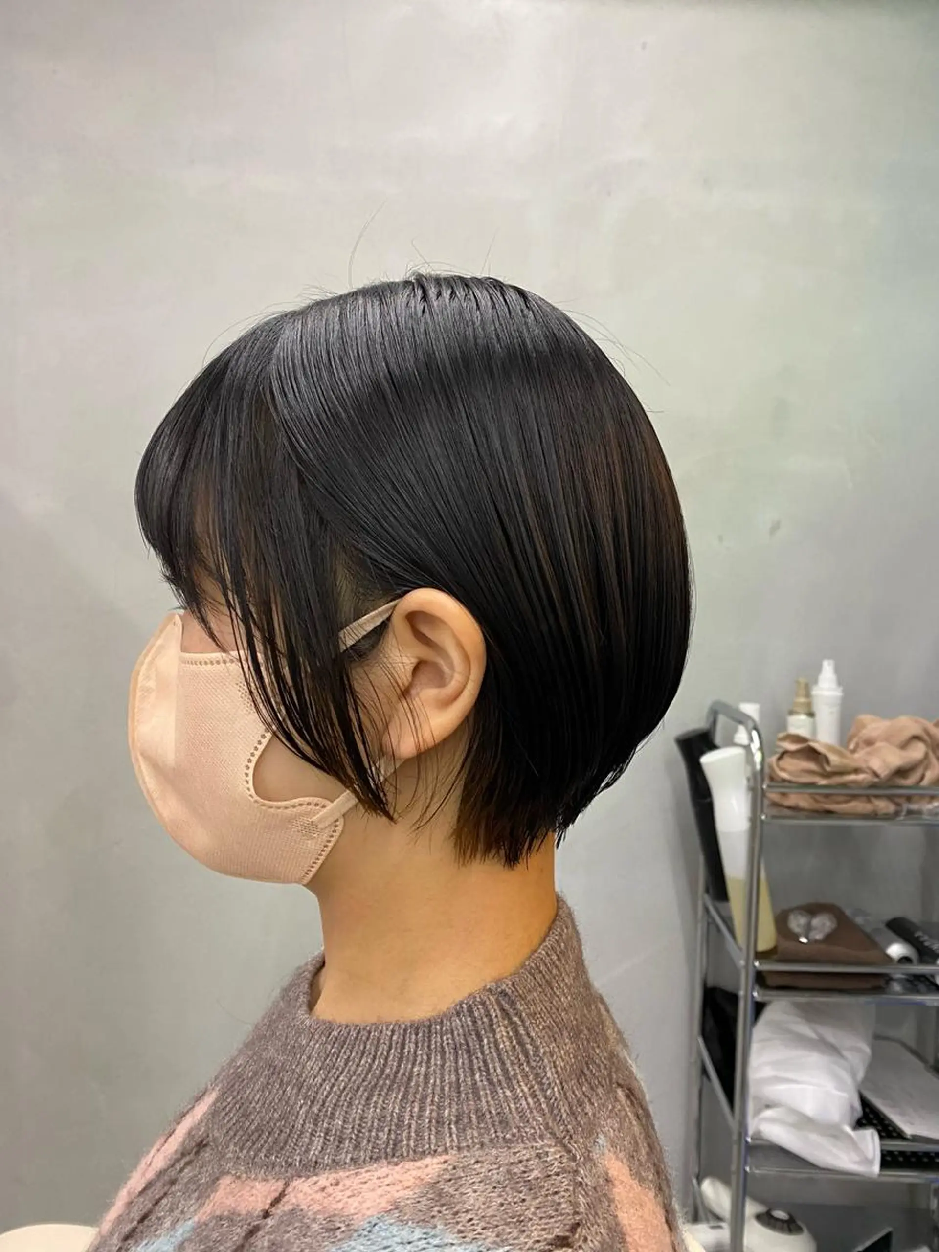 ショート 顔周りカット ショートヘア THEMAISONsugahara【ザメゾン】所属・田代 佳穂のヘアスタイル