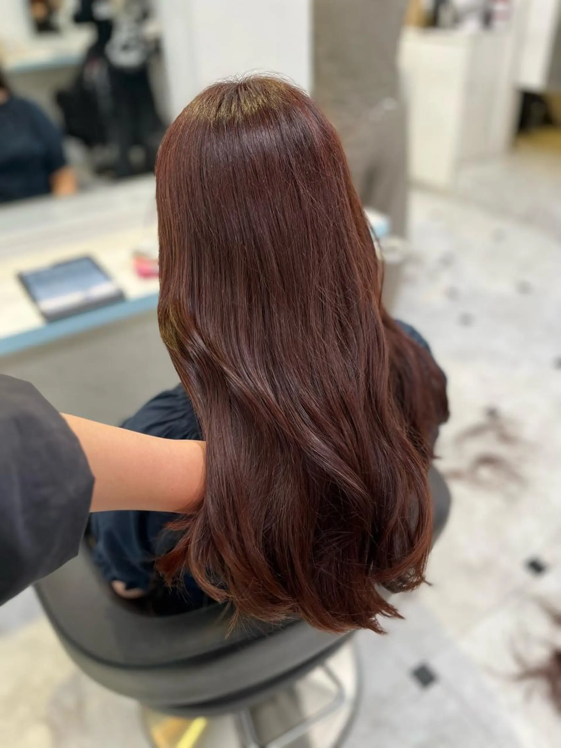 セミロング カラー ヘアアレンジ 愛されカラー🩷 はるなのヘアスタイル