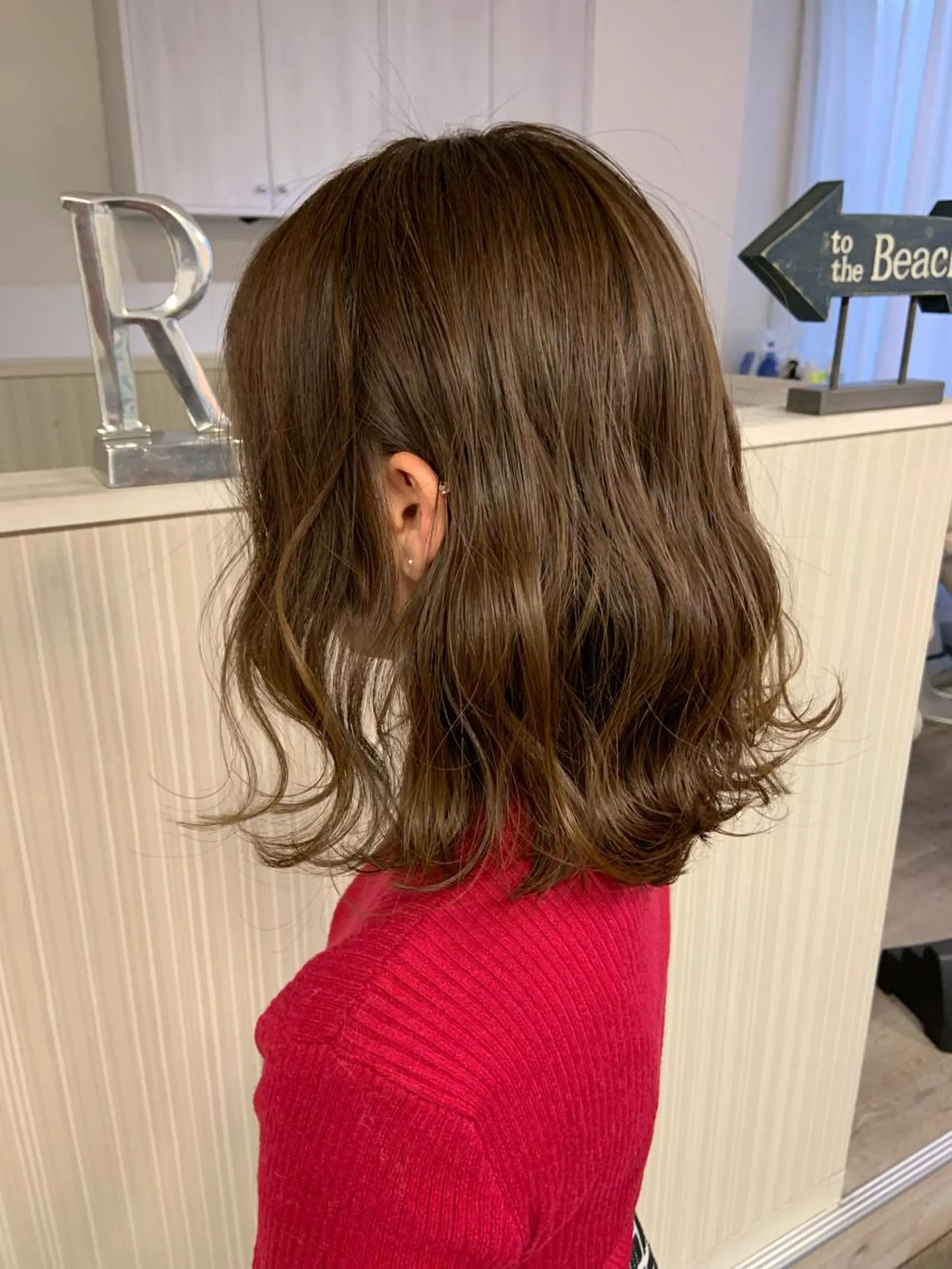 ミディアム 山内 聡史のヘアスタイル