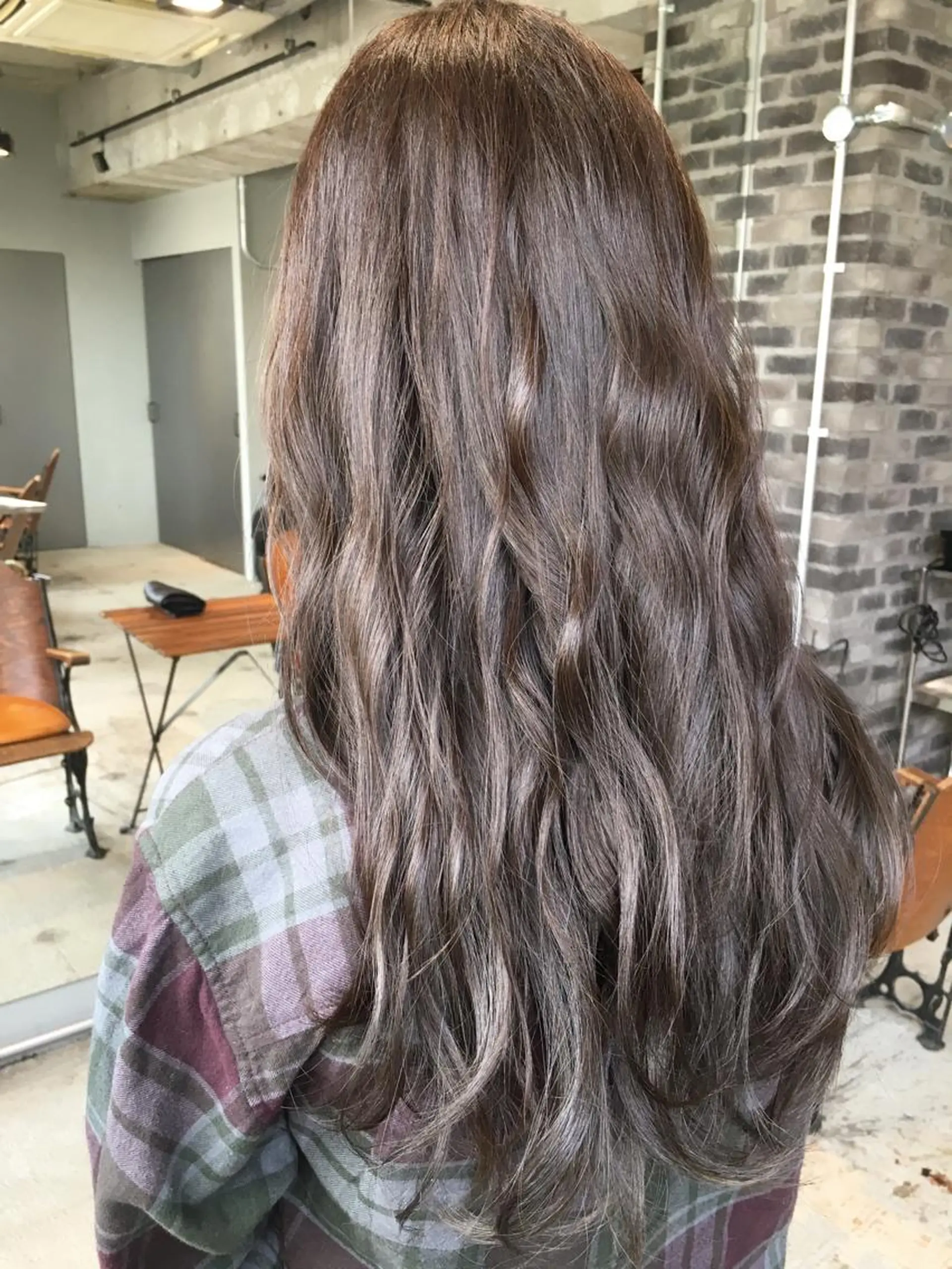 ロング カラー ベージュカラー 代表 中島貴志のヘアスタイル