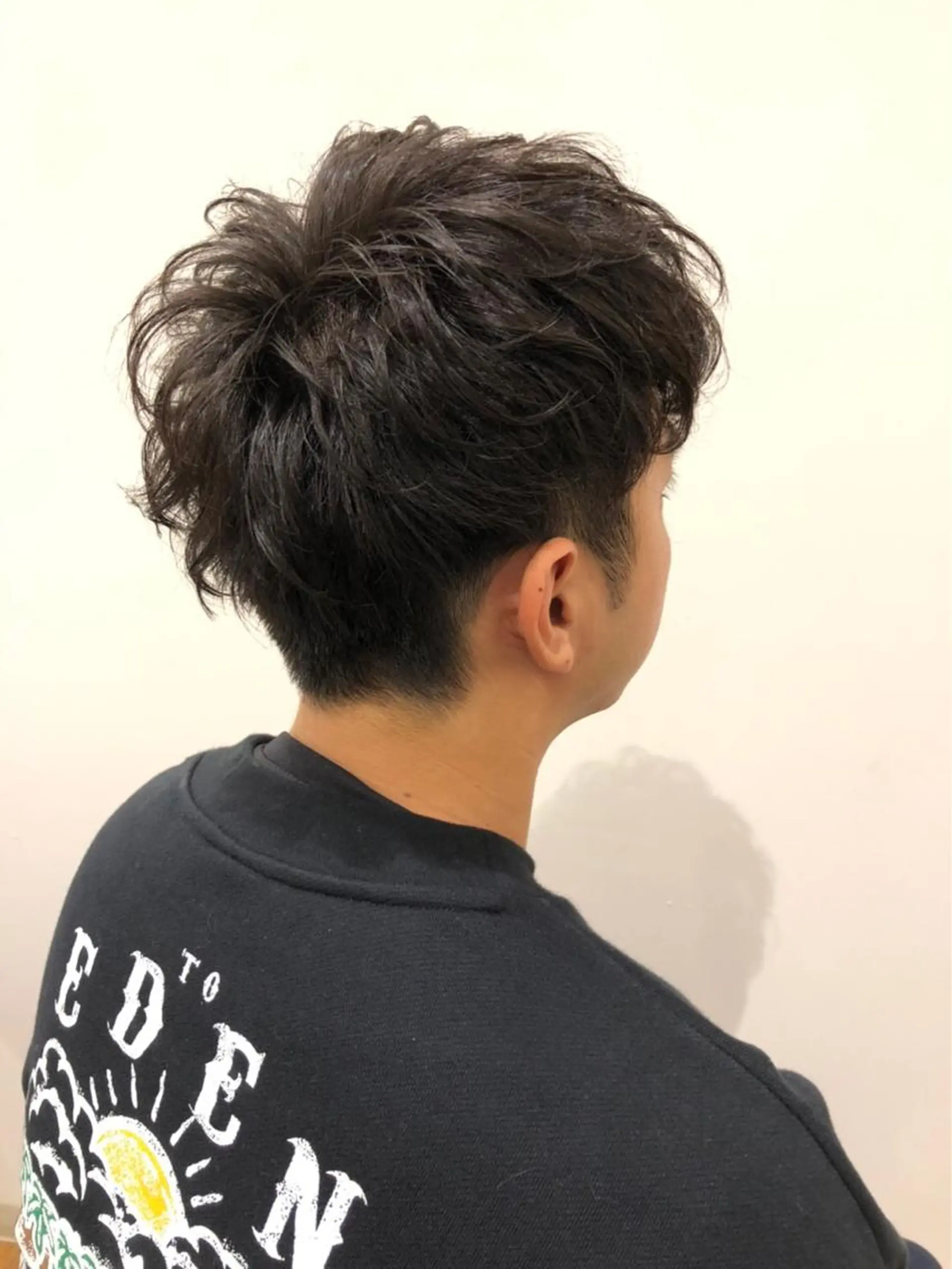 パーマ メンズ 石田 優菜のヘアスタイル