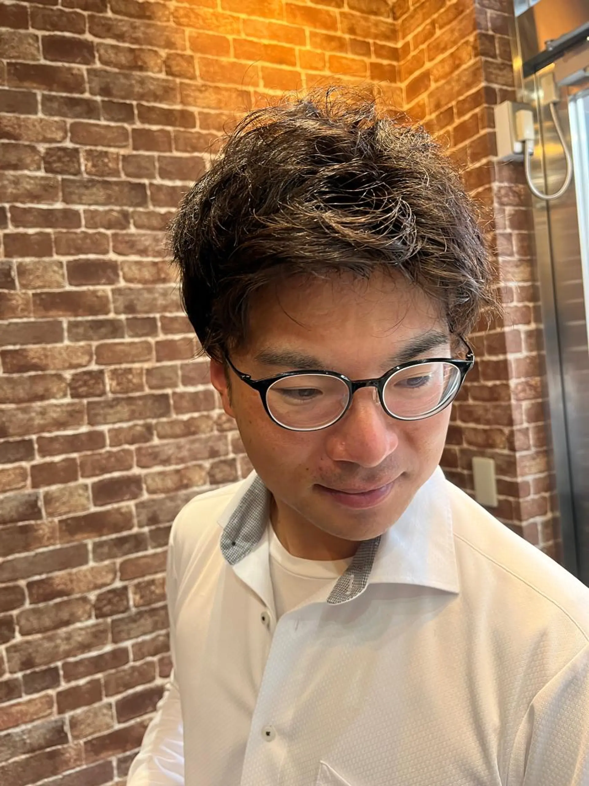 ショート カラー パーマ ヘアアレンジ メンズ キッズ ネイル マツエク・マツパ アイブロウ メンズブリーチ メンズハイライト メンズインナーカラー メンズ韓国風 ブリーチ カット パーマ times salon名駅所属・久木原 ゆりのヘアスタイル