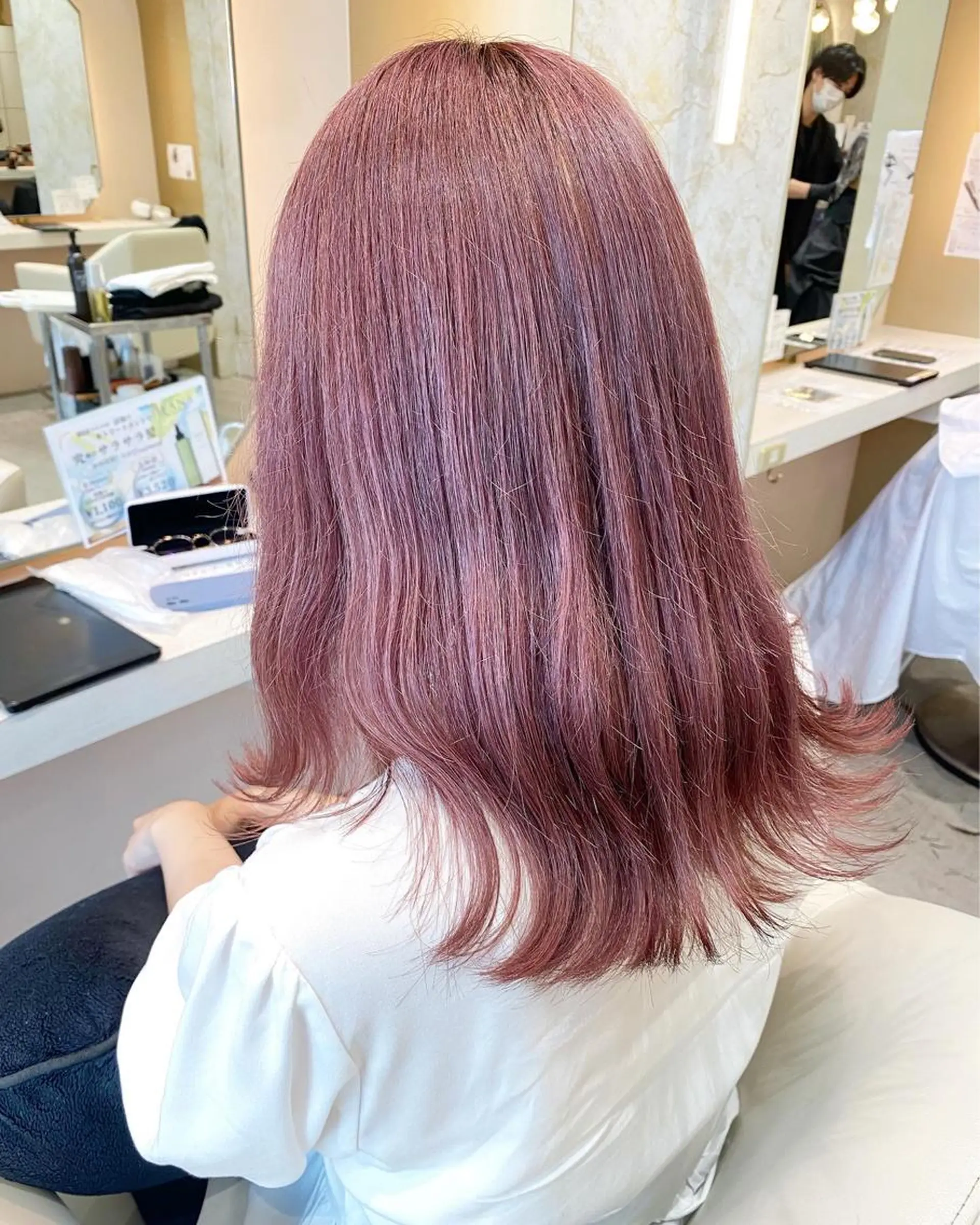 ロング カラー 店長/mao/ 前髪/顔周りカットのヘアスタイル