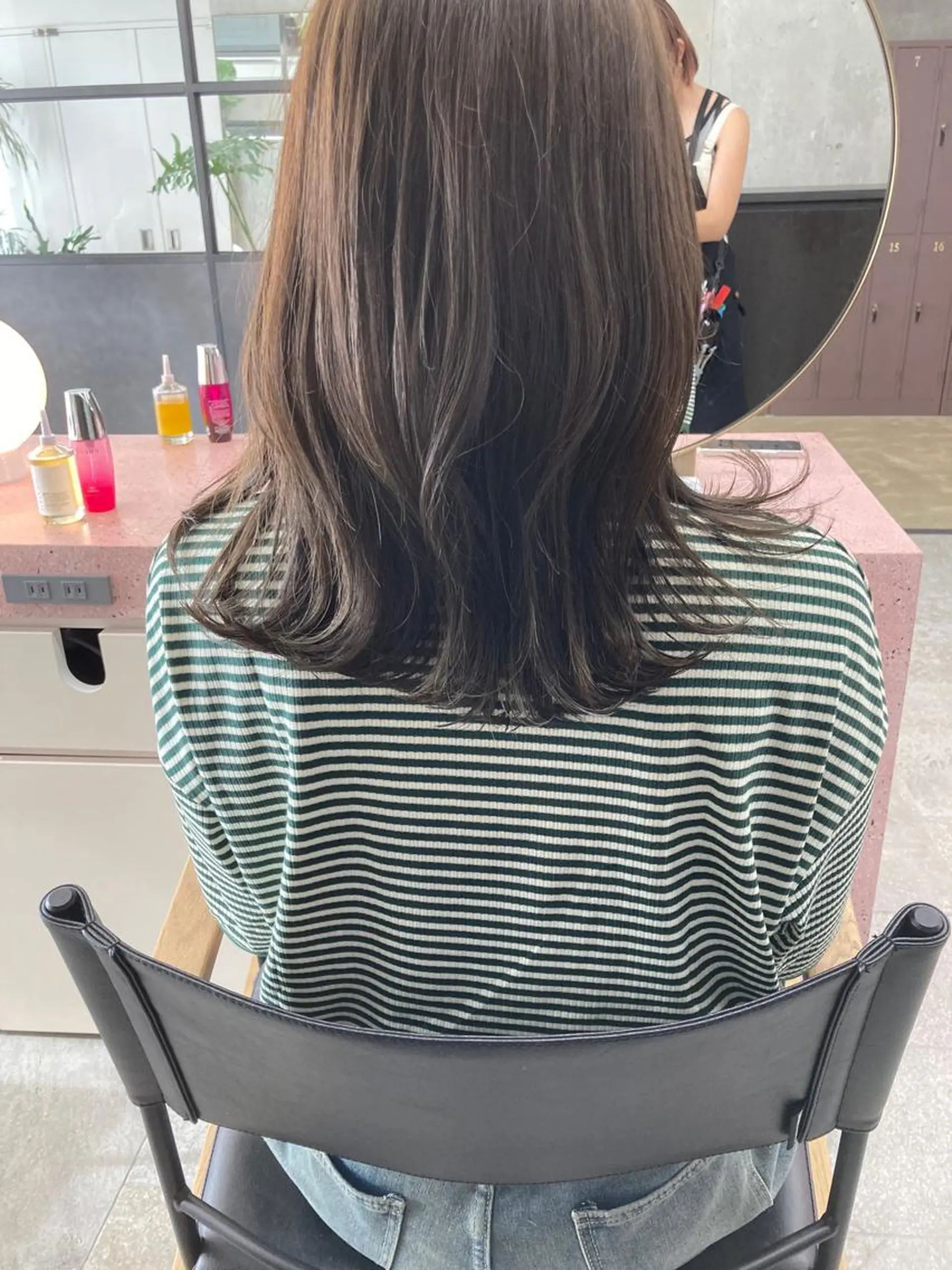 ミディアム カラー 透明感カラー カット 縮毛矯正 小木曽智美 /ボブ/ショートのヘアスタイル