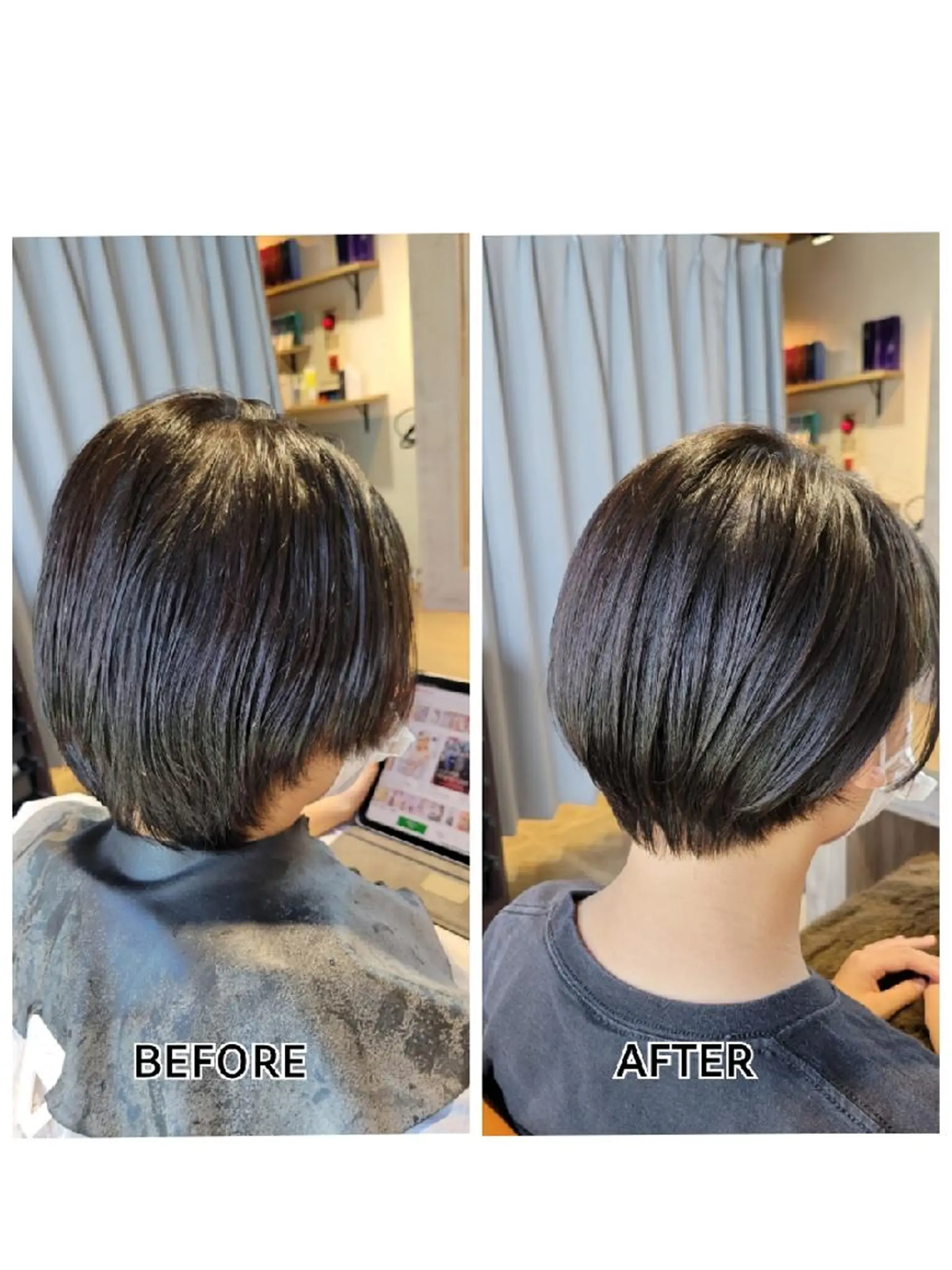 ショート カット alushe 岡 陽子のヘアスタイル