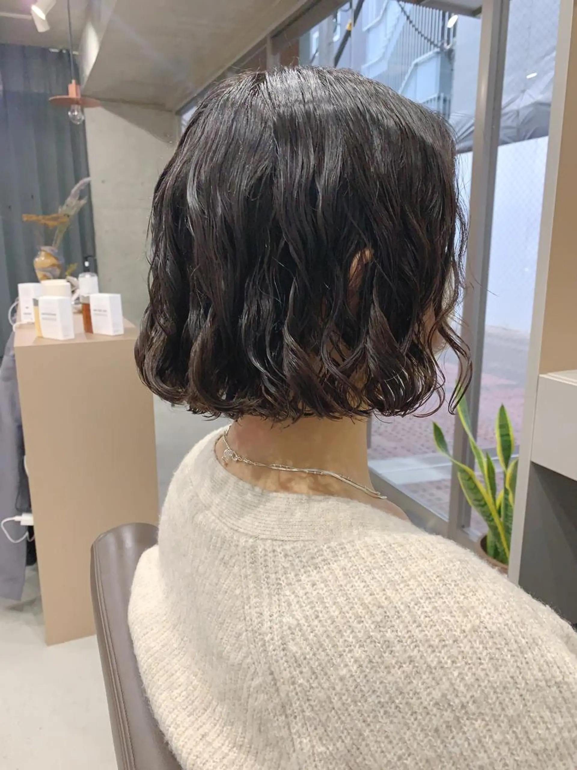 パーマ ボブパーマコテ巻き風 パーマNo1深江秀平のヘアスタイル