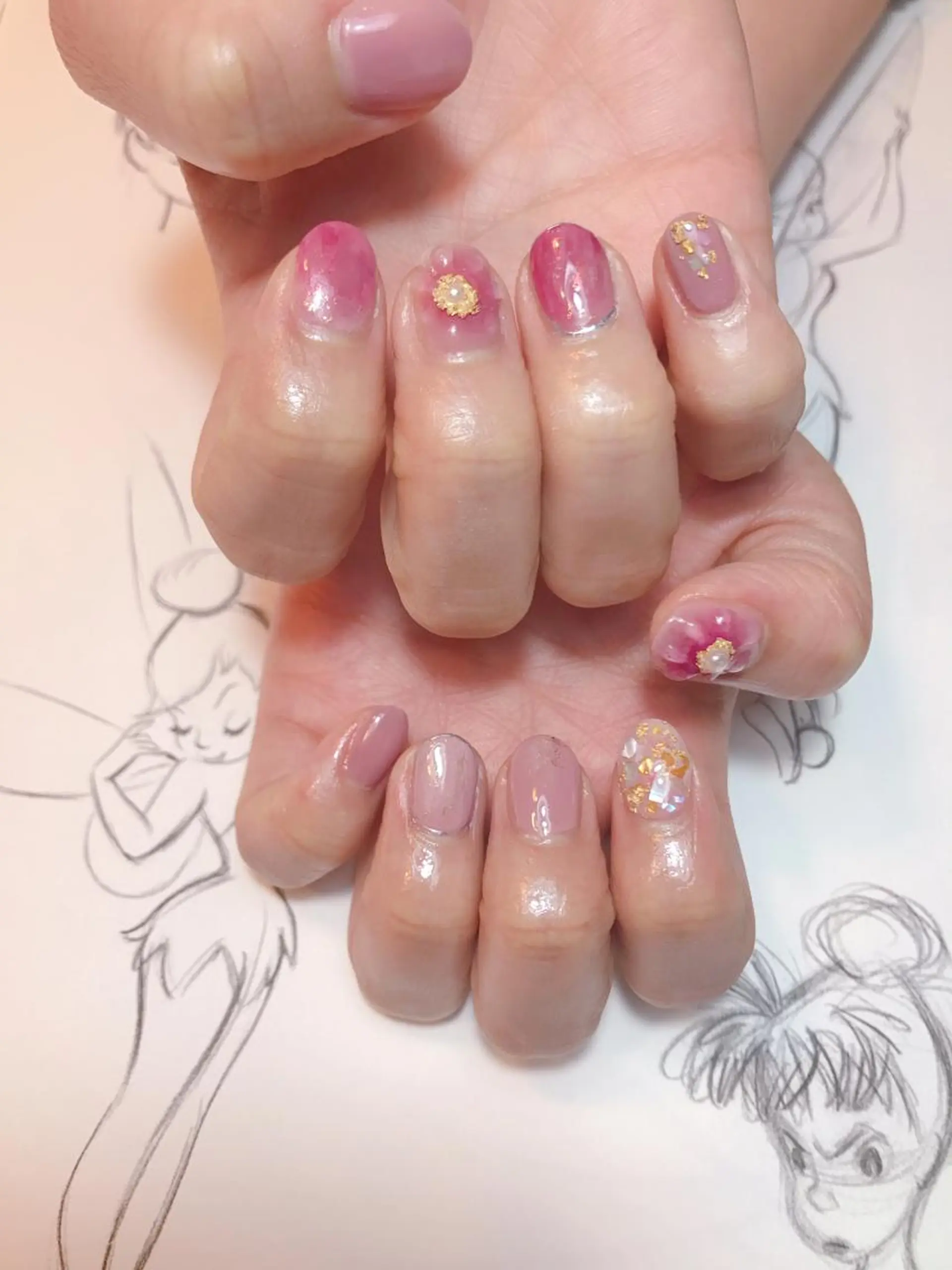ネイル ニュアンスネイル owlnail /持込みデザイン専門のネイルデザイン