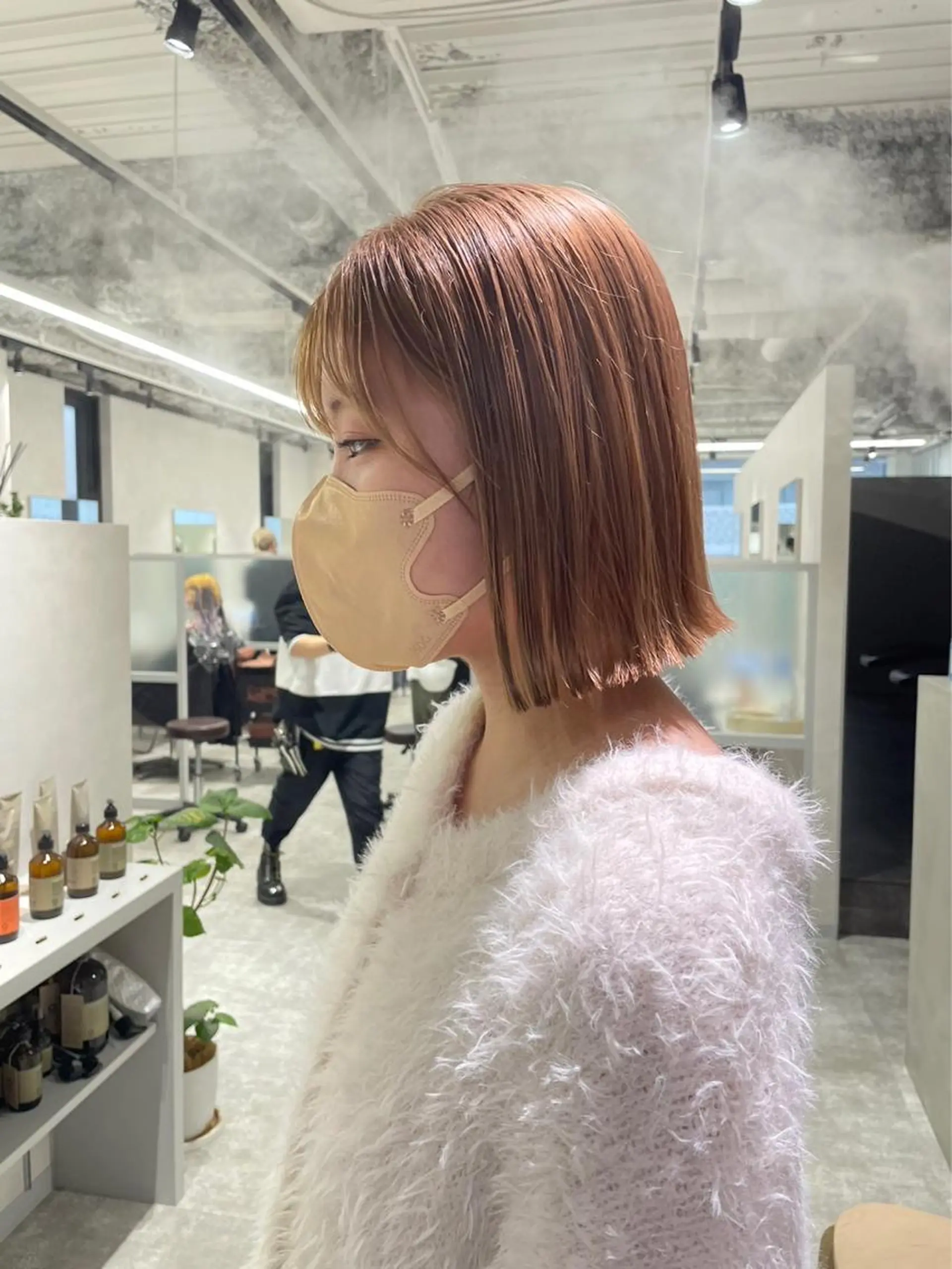 ショート 裕千/くびれヘア/ 韓国風ヘア/顔まわりのヘアスタイル