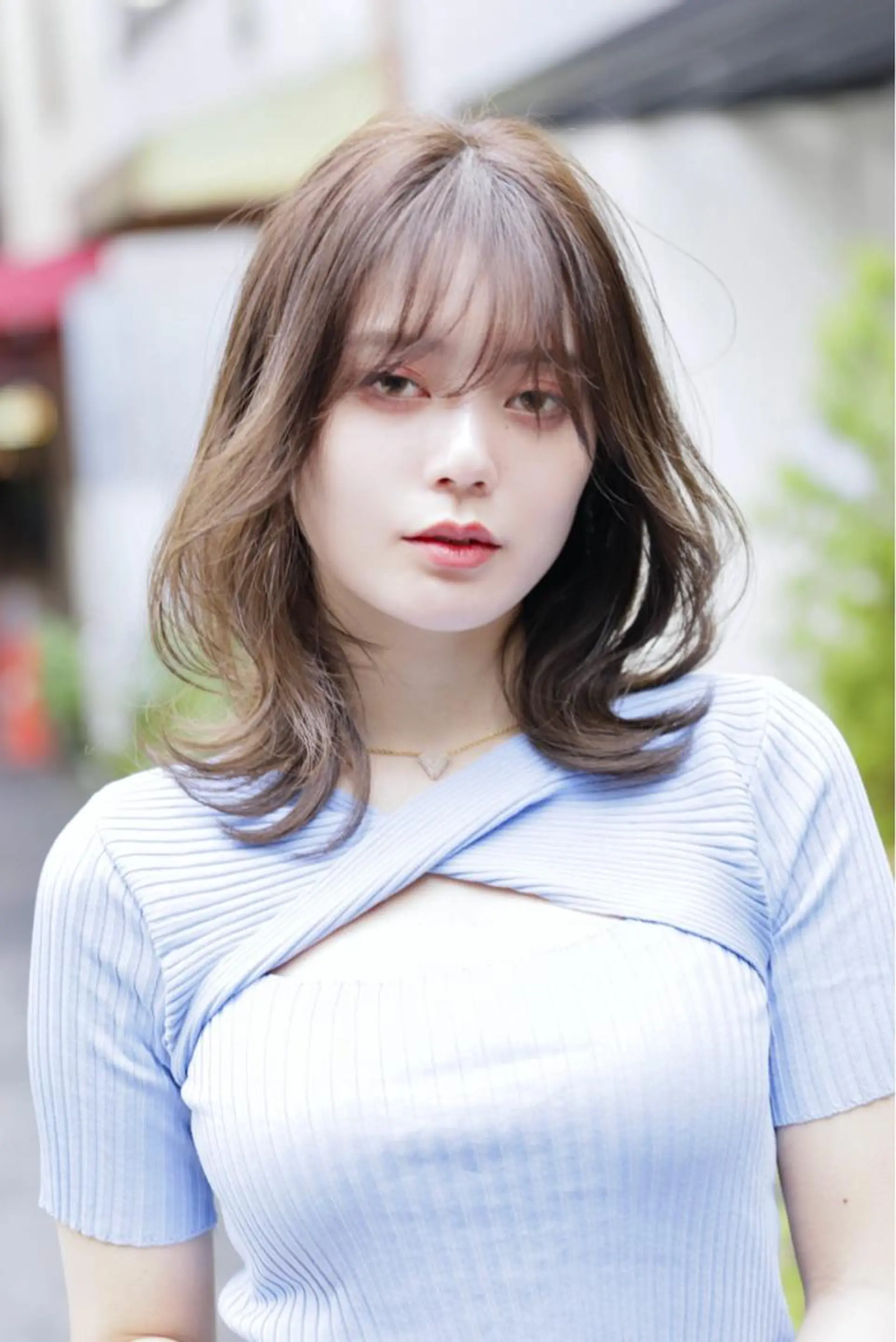 ミディアム 神野 雅樹のヘアスタイル