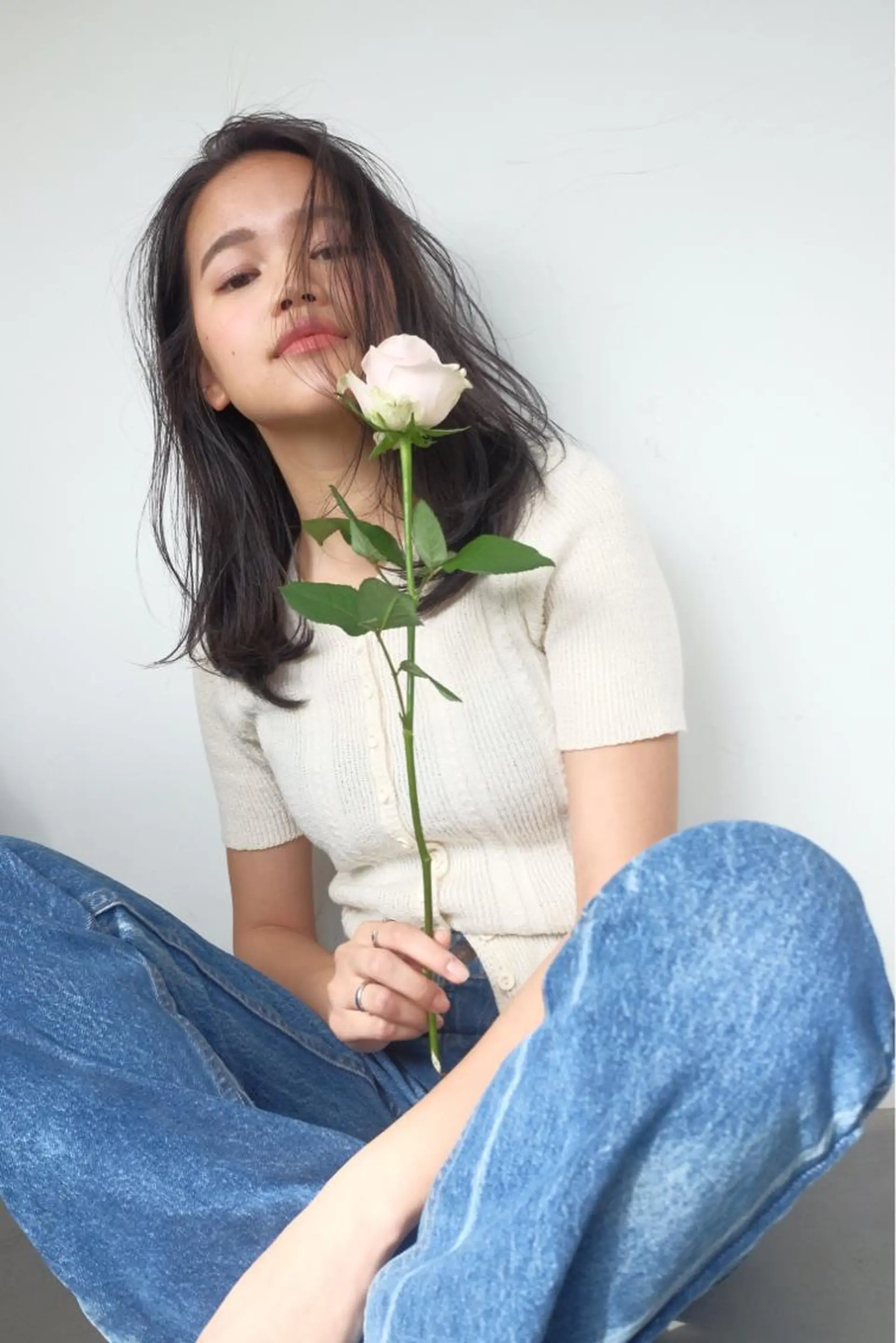 ミディアム カラー パーマ ヘアアレンジ NUU所属・滝島 真帆のヘアスタイル