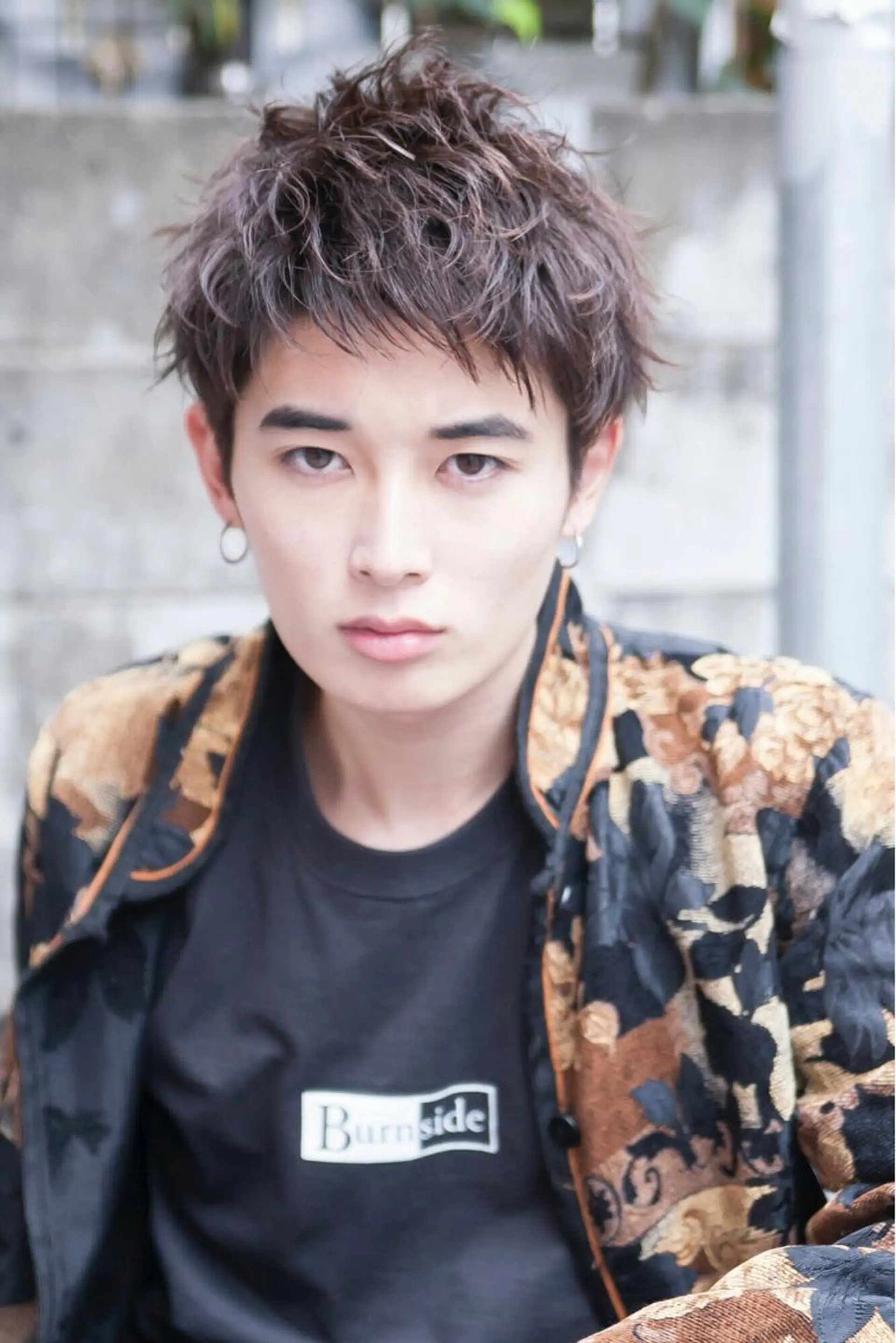 メンズ 🧨ブリーチー×ボブ レイヤー💎じゅえるのヘアスタイル