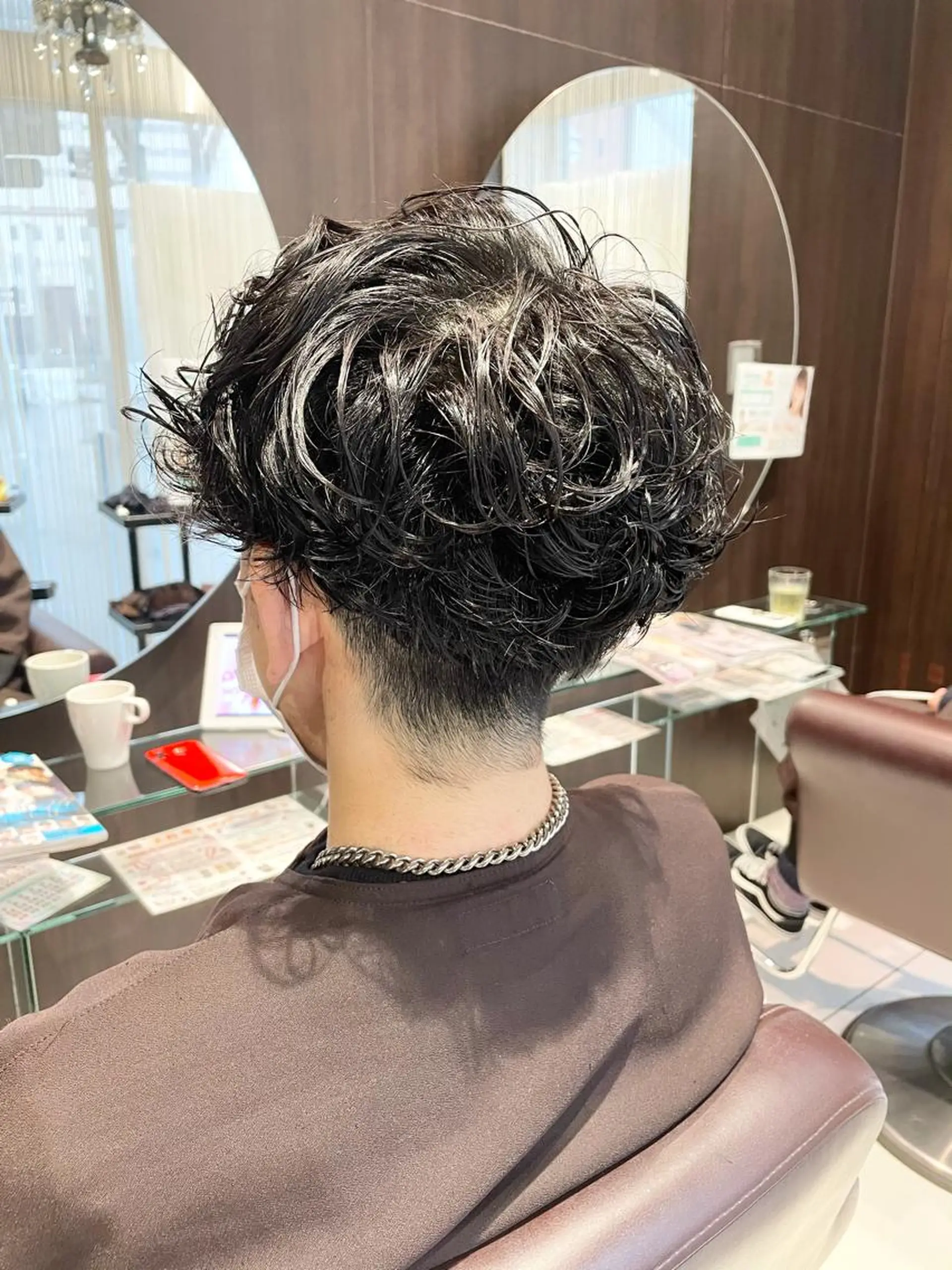 ショート カット パーマ 中島 稔/稲毛メンズパーマのヘアスタイル