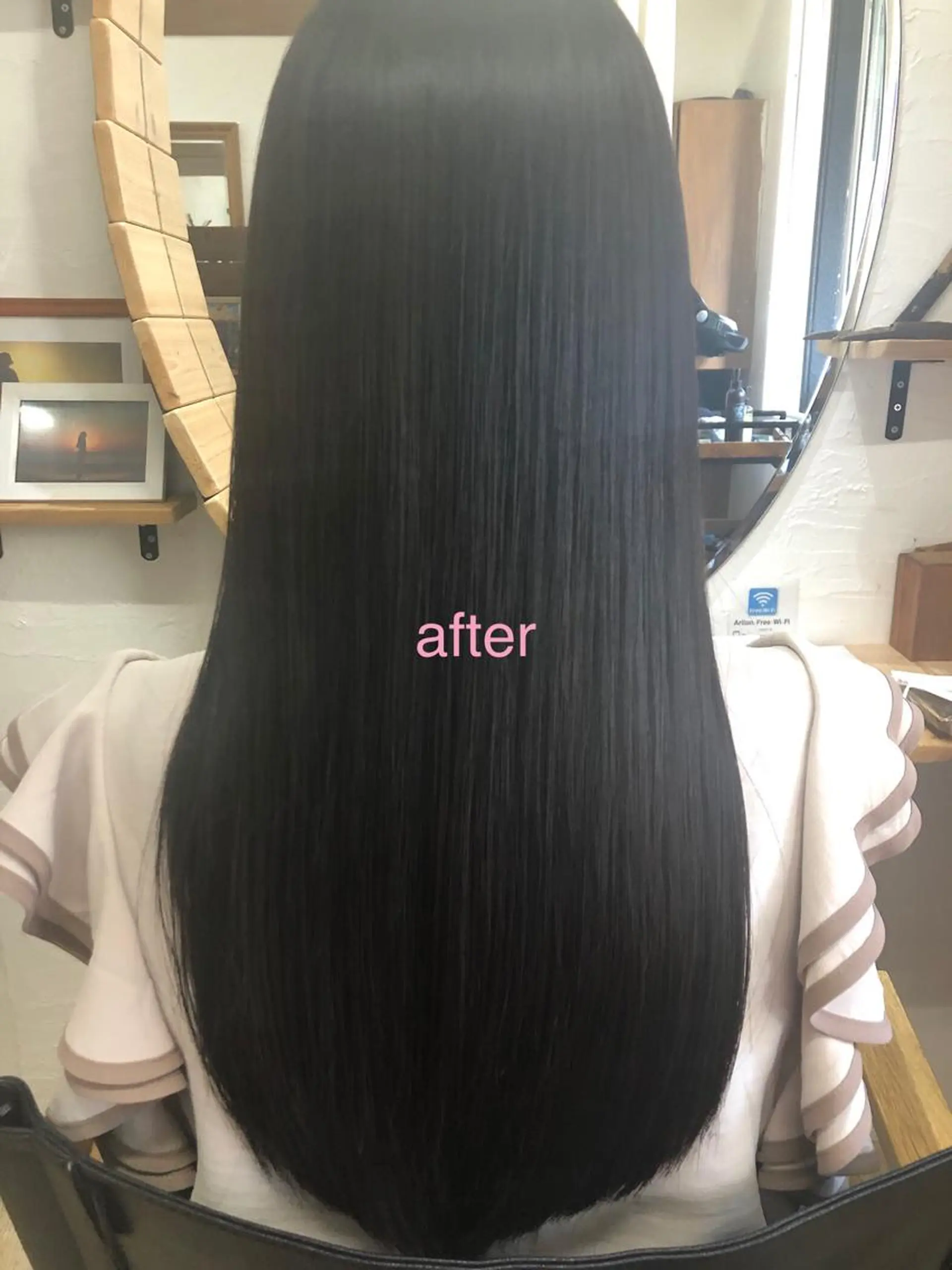 ロング 縮毛矯正 カット 縮毛矯正 トリートメント hair salon Arllon(アルロン)所属・酸性縮毛矯正　美髪 特化サロン　八百村のヘアスタイル