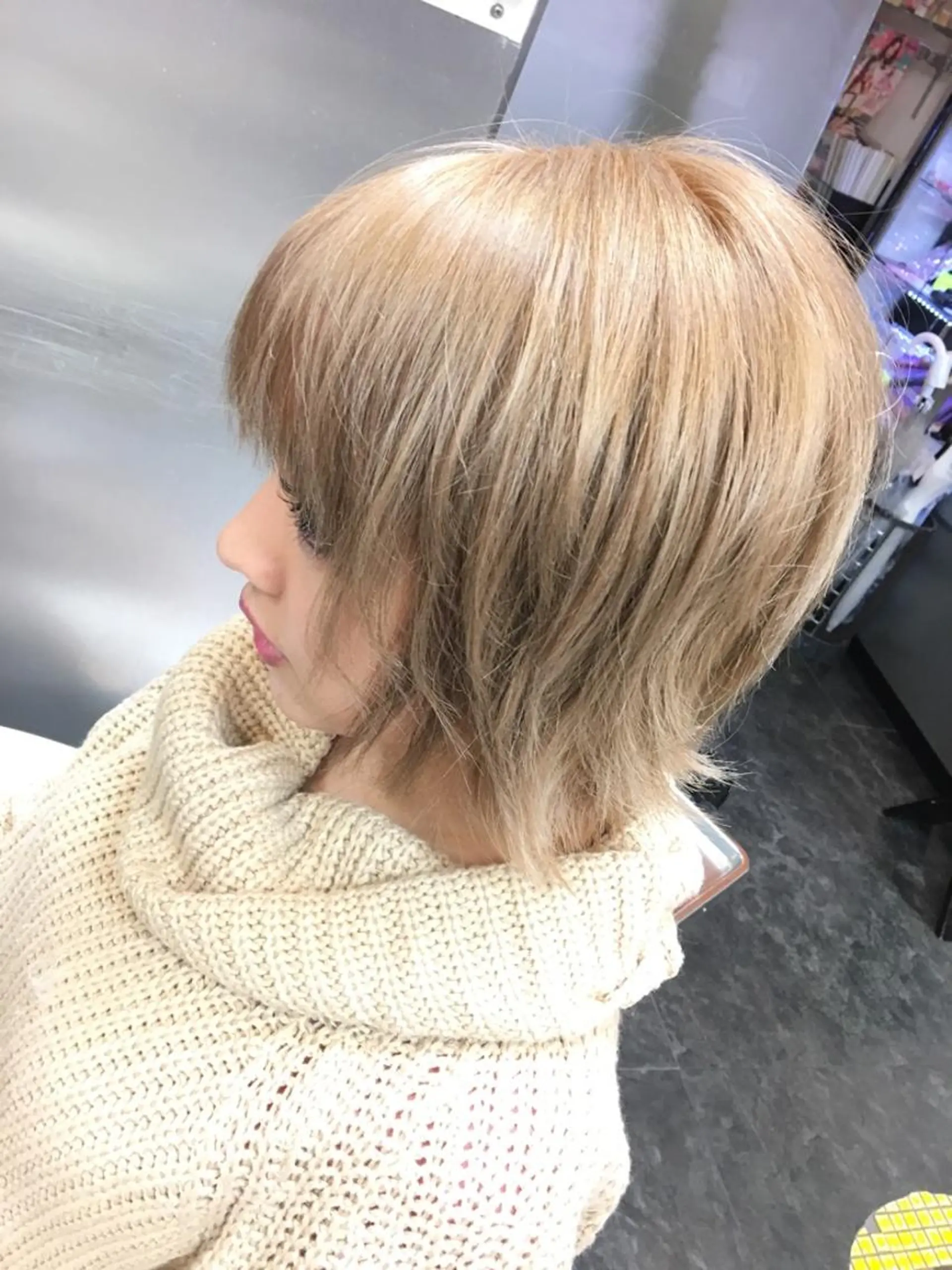 ショート カラー 韓国カラー/エクステ carryのヘアスタイル