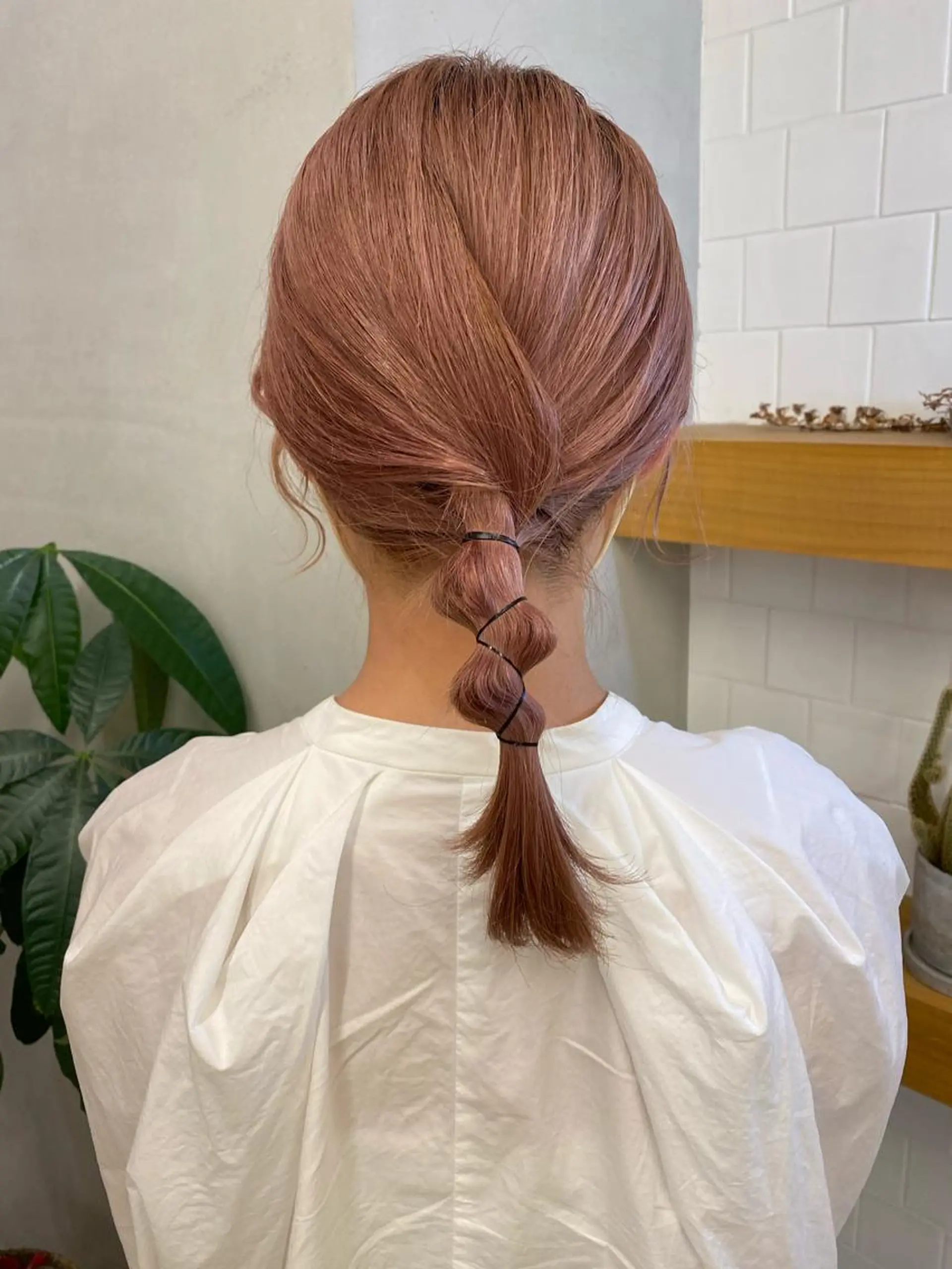 ミディアム カラー ヘアアレンジ 、 、のヘアスタイル