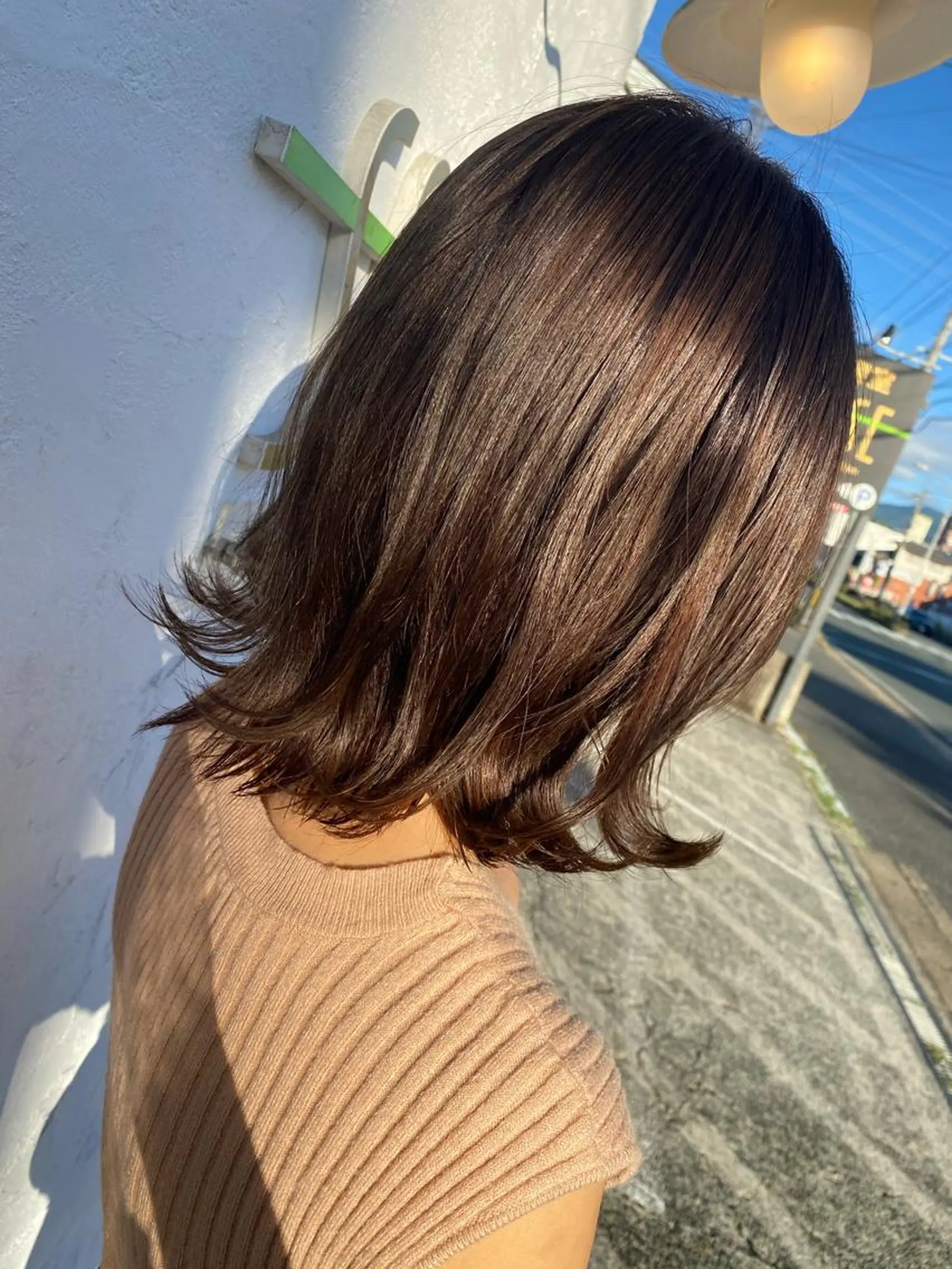 ミディアム カラー ヘアアレンジ Design Color🐰アユミのヘアスタイル