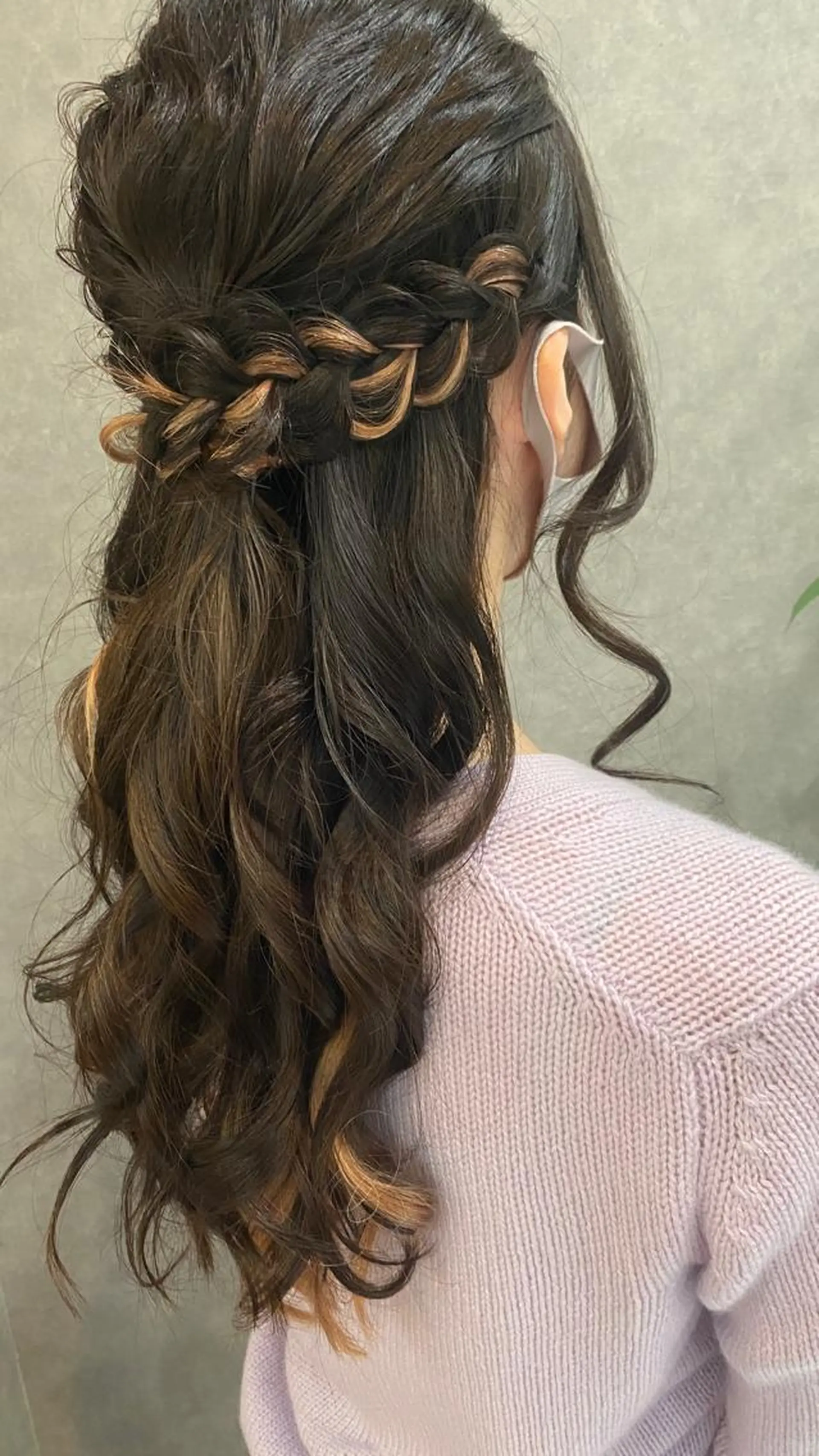 ロング カラー ヘアアレンジ イヤリングカラー ヘアカラー Bianca所属・Bianca  代表 硲　貴亮【東武練馬】のヘアスタイル