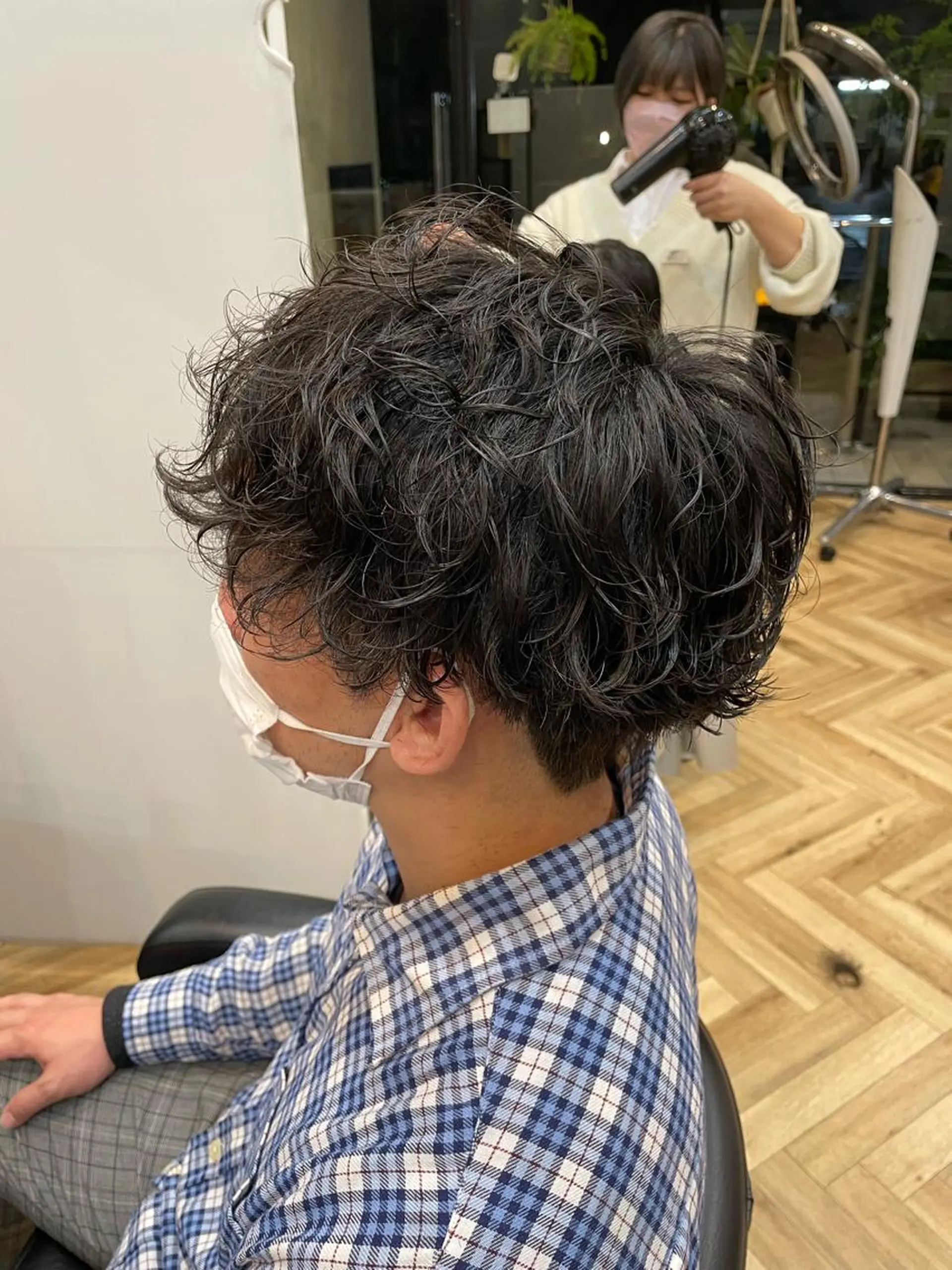 メンズ カット パーマ 韓国ヘア/レイヤー 🇰🇷/艶髪/長橋のヘアスタイル