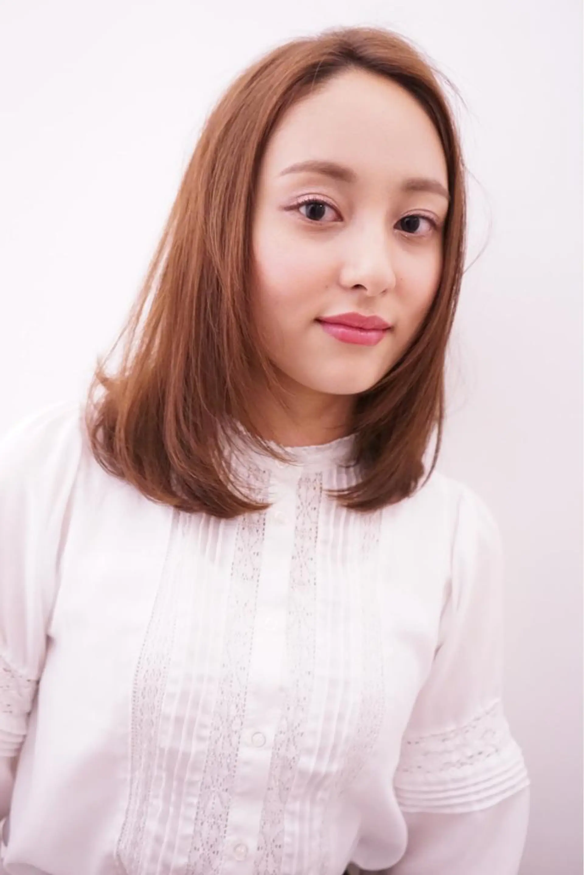 セミロング カラー パーマ ヘアアレンジ 可愛いを作る神 ナオヒロのヘアスタイル