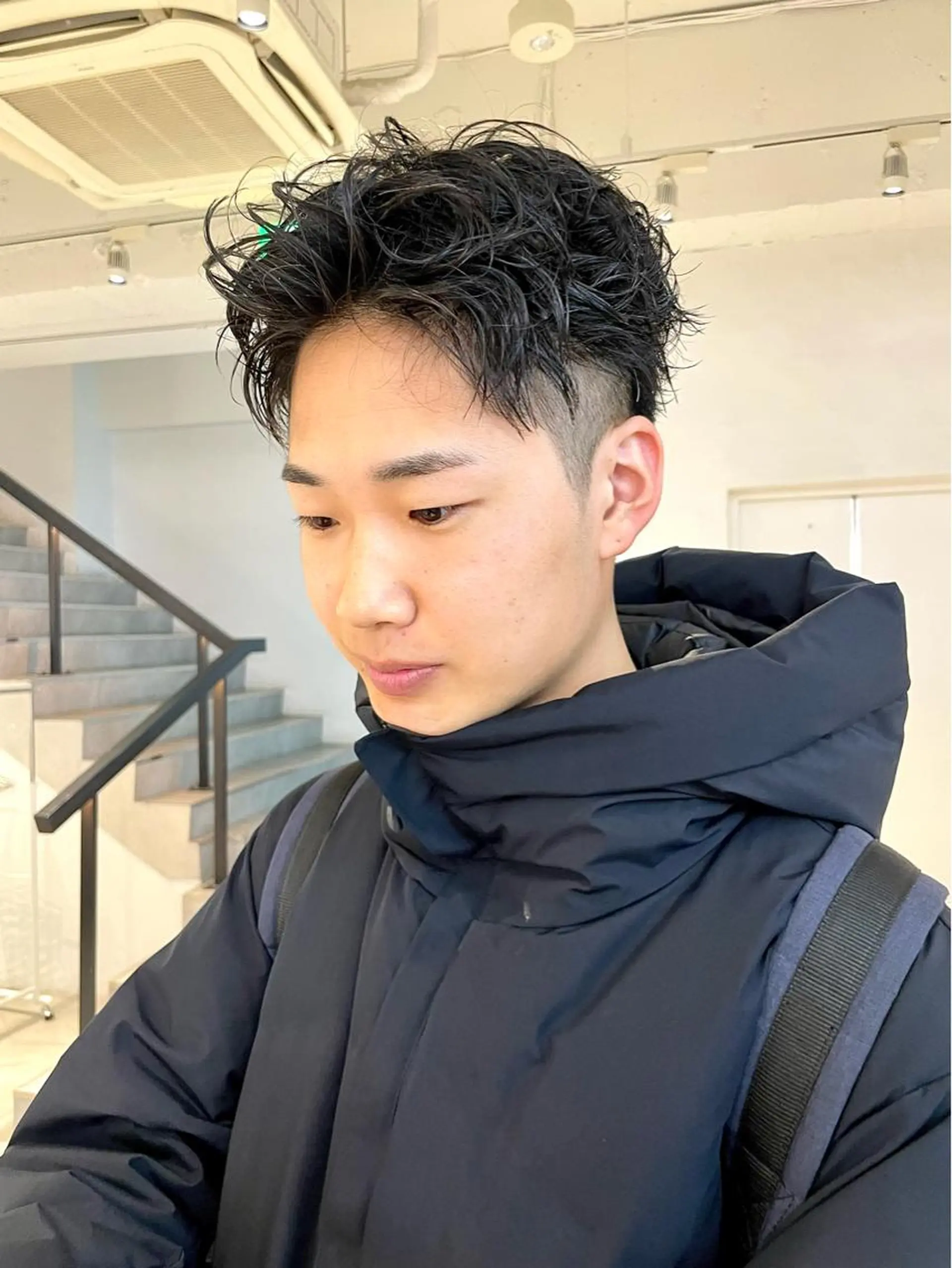 ショート メンズ 🇰🇷カルマパーマ kaito🇰🇷のヘアスタイル