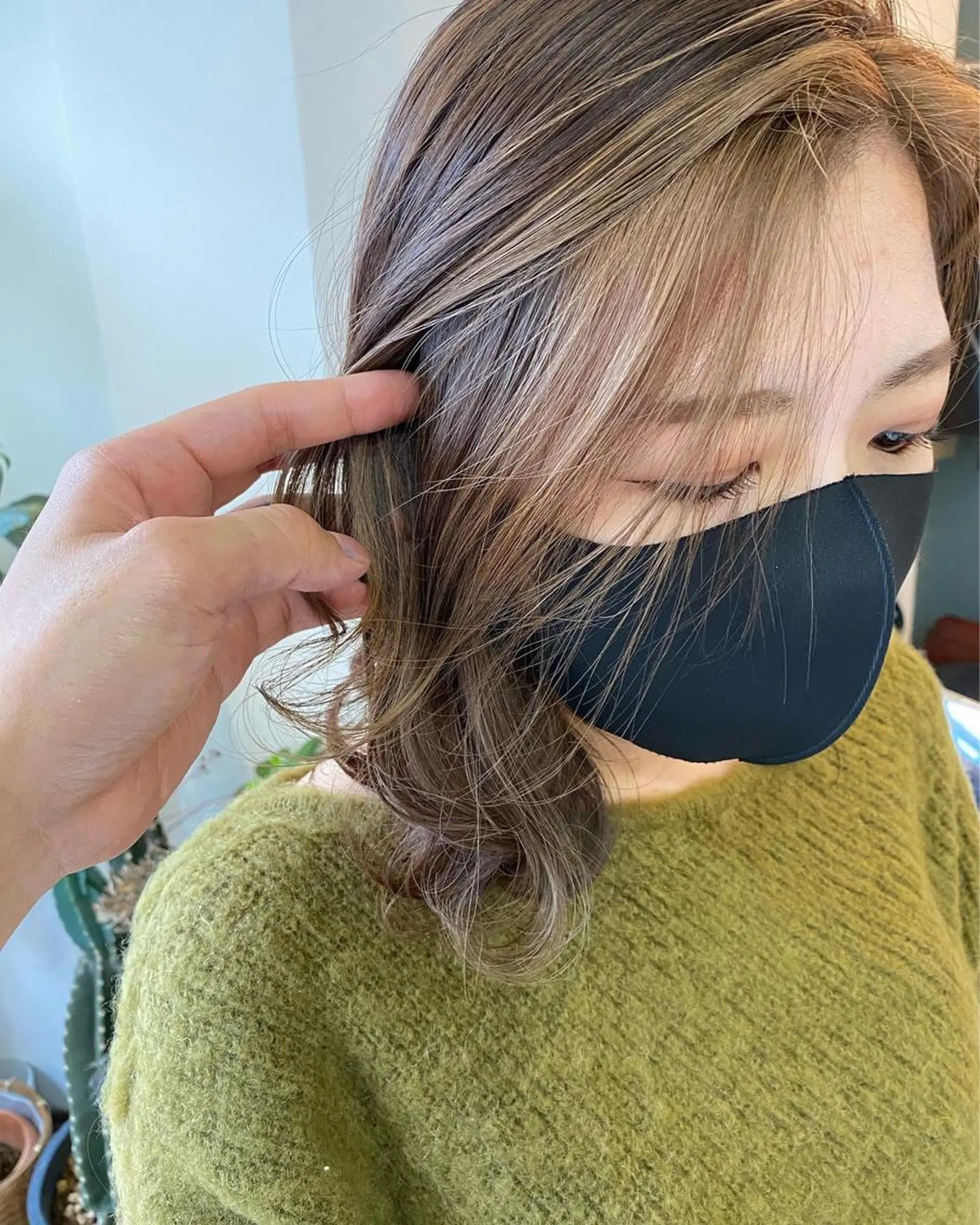 ミディアム カラー パーマ 髪質改善 縮毛矯正 トリートメント OVER→三軒茶屋 /縮毛矯正・髪質改善のヘアスタイル