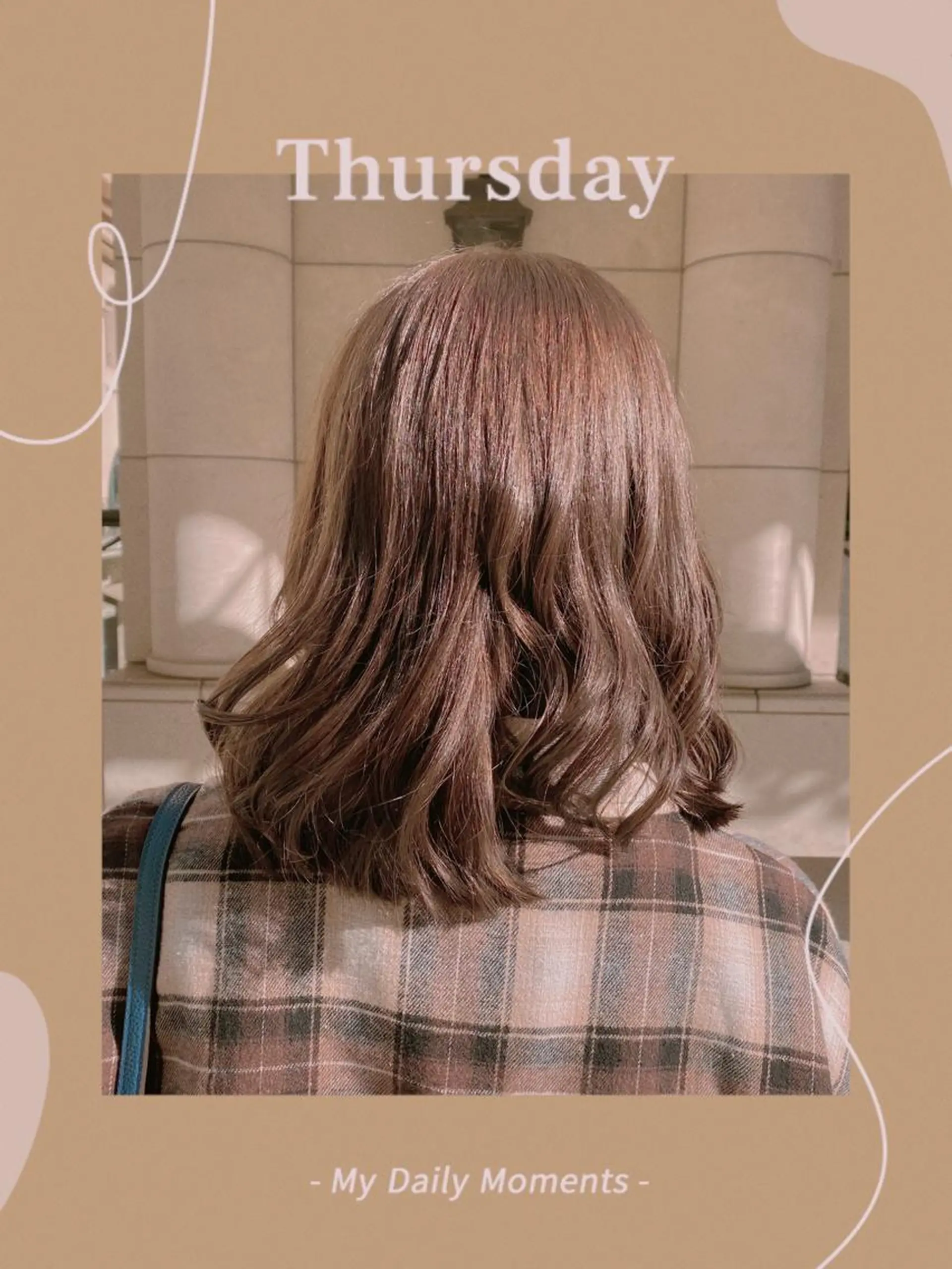 カラー ブラウンカラー 透明感カラー マロンブラウン 海老沼 奈月のヘアスタイル