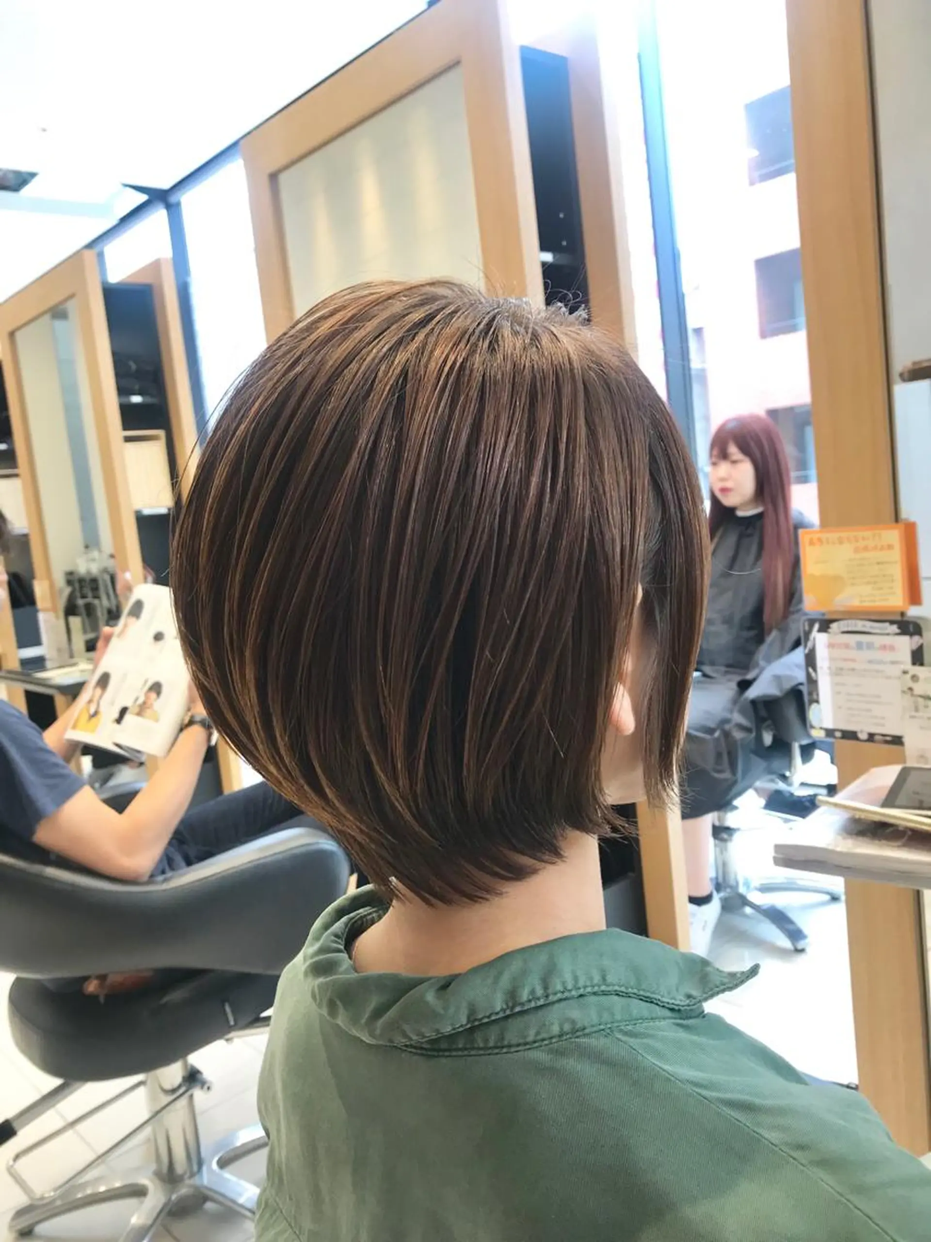 ショート ミセス ショートヘア ショート白髪染め無料 ／河瀬謙介のヘアスタイル