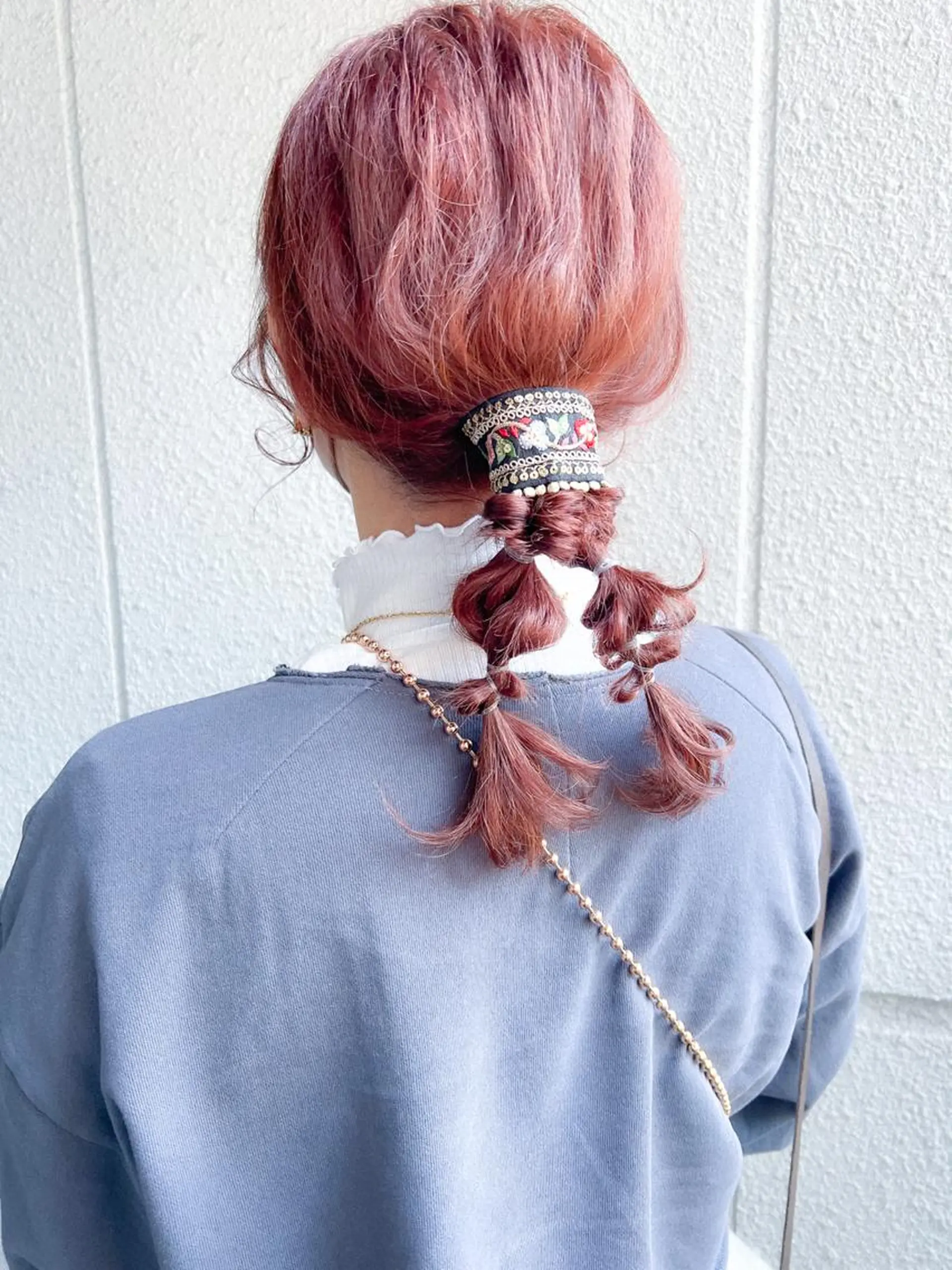 セミロング カラー ヘアアレンジ ヘアカラー カラーパティシエ facce🌼ikoのヘアスタイル