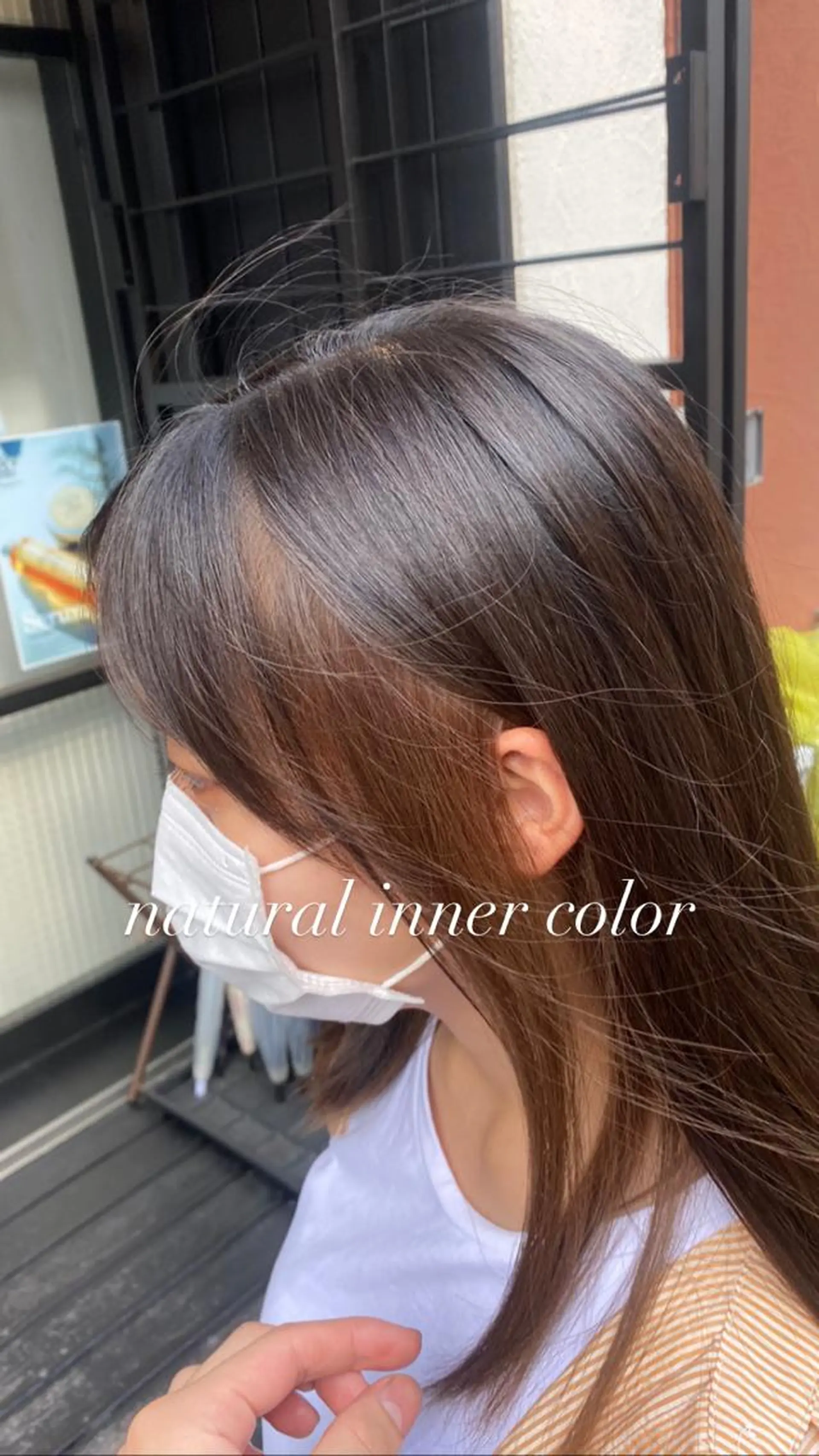 カラー インナーカラー ヘアカラー 縮毛矯正とレイヤー /杉村凜汰郎のヘアスタイル