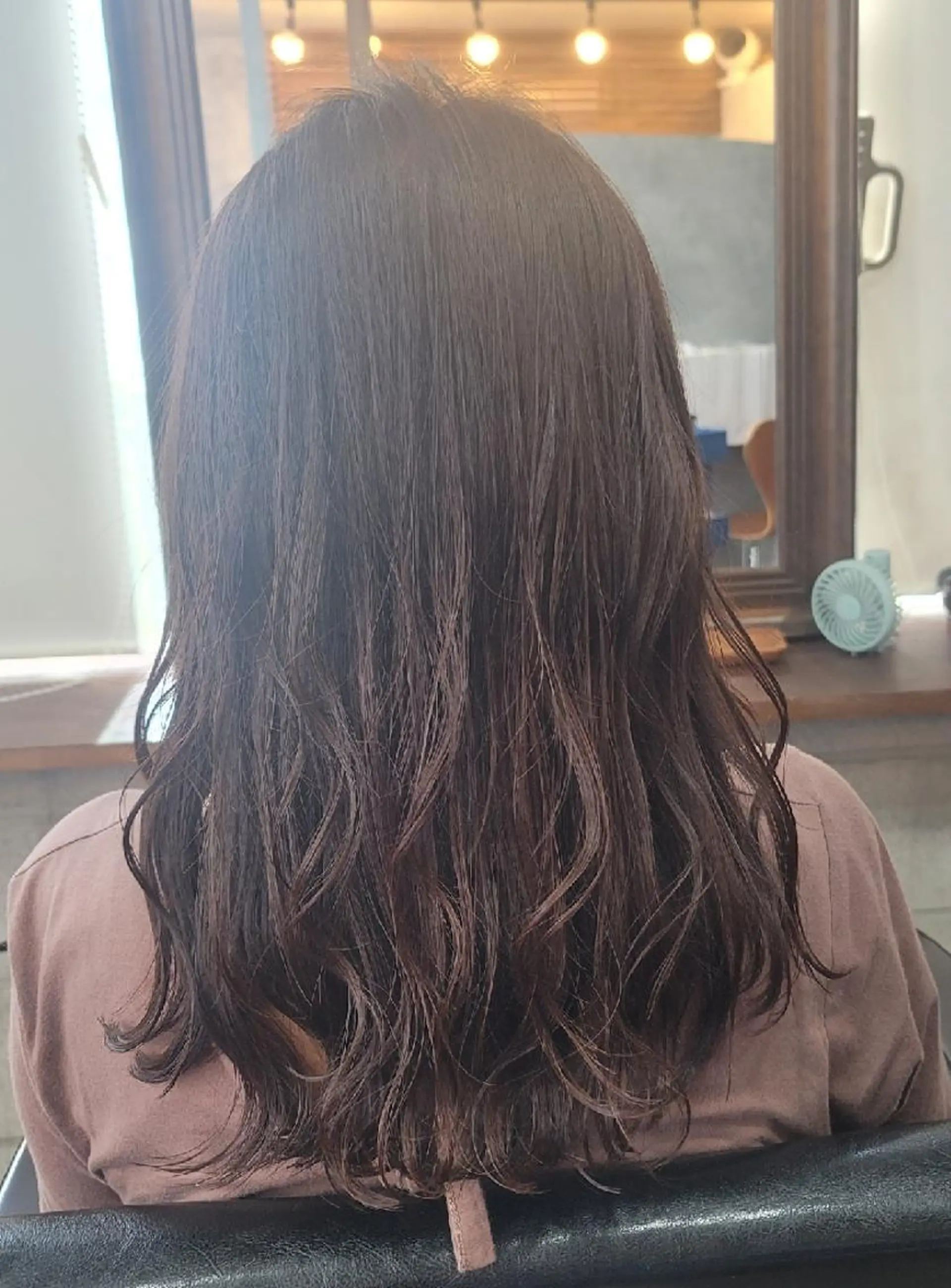 セミロング カラー ラベンダーカラー カット ヘアカラー トリートメント S. ERIのヘアスタイル