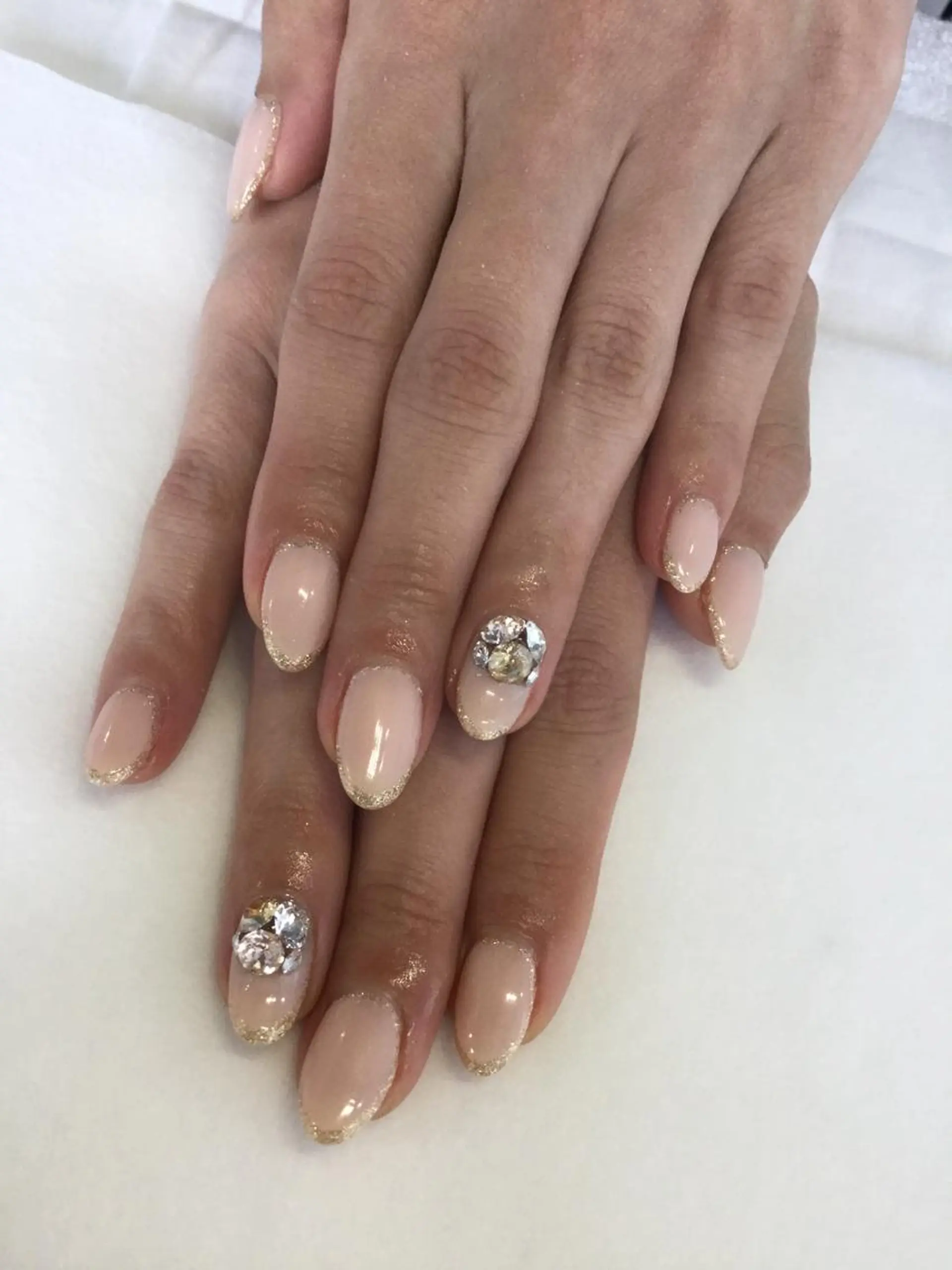 ネイル ハンドネイル 💎🐰 saki. m 🐰💎のネイルデザイン