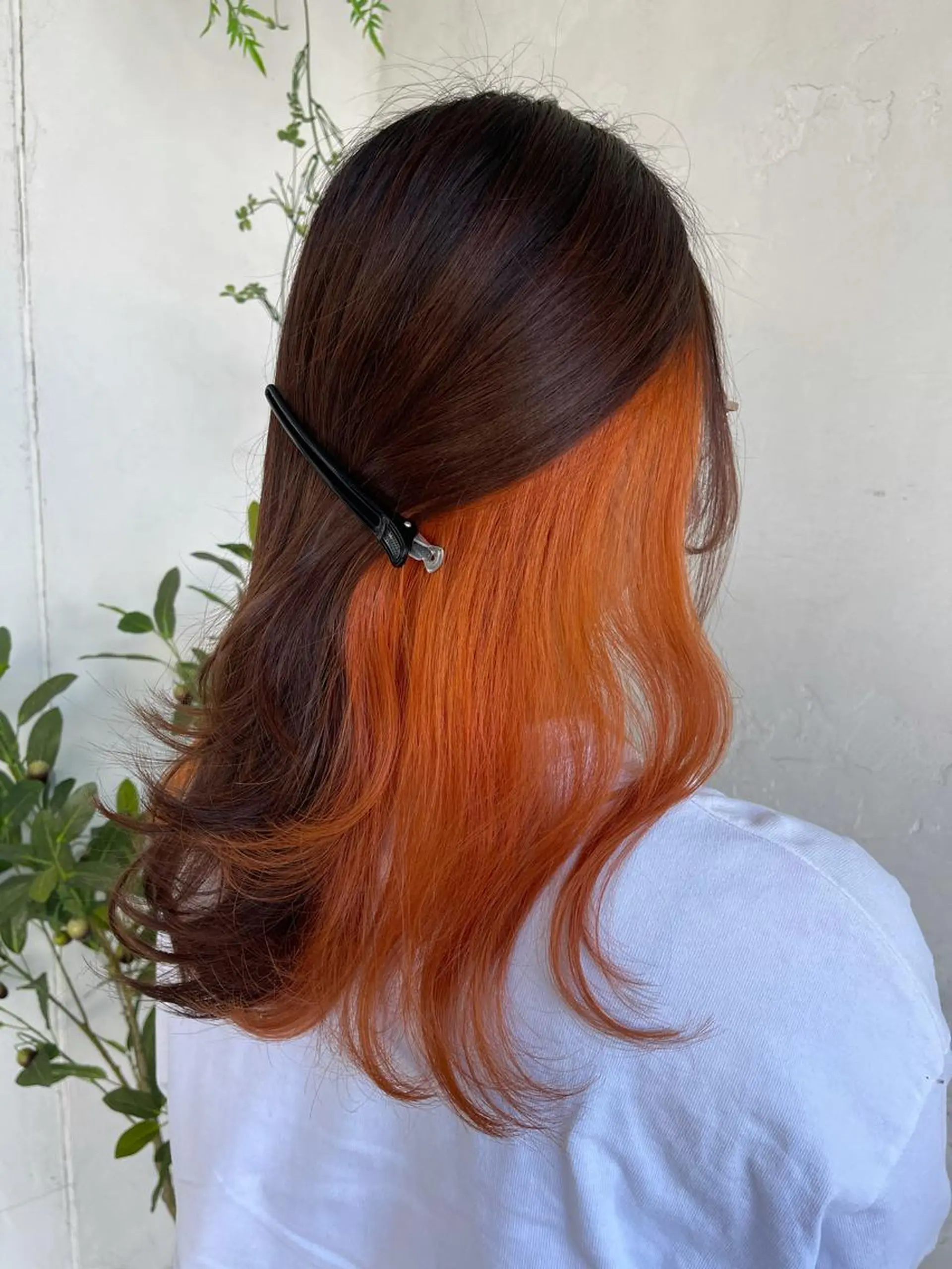 セミロング due hair 京都駅前店 MILBON オージュア認定サロン【デューヘアー】所属・ハイトーンブリーチ 土坂 由志【京都】のヘアスタイル