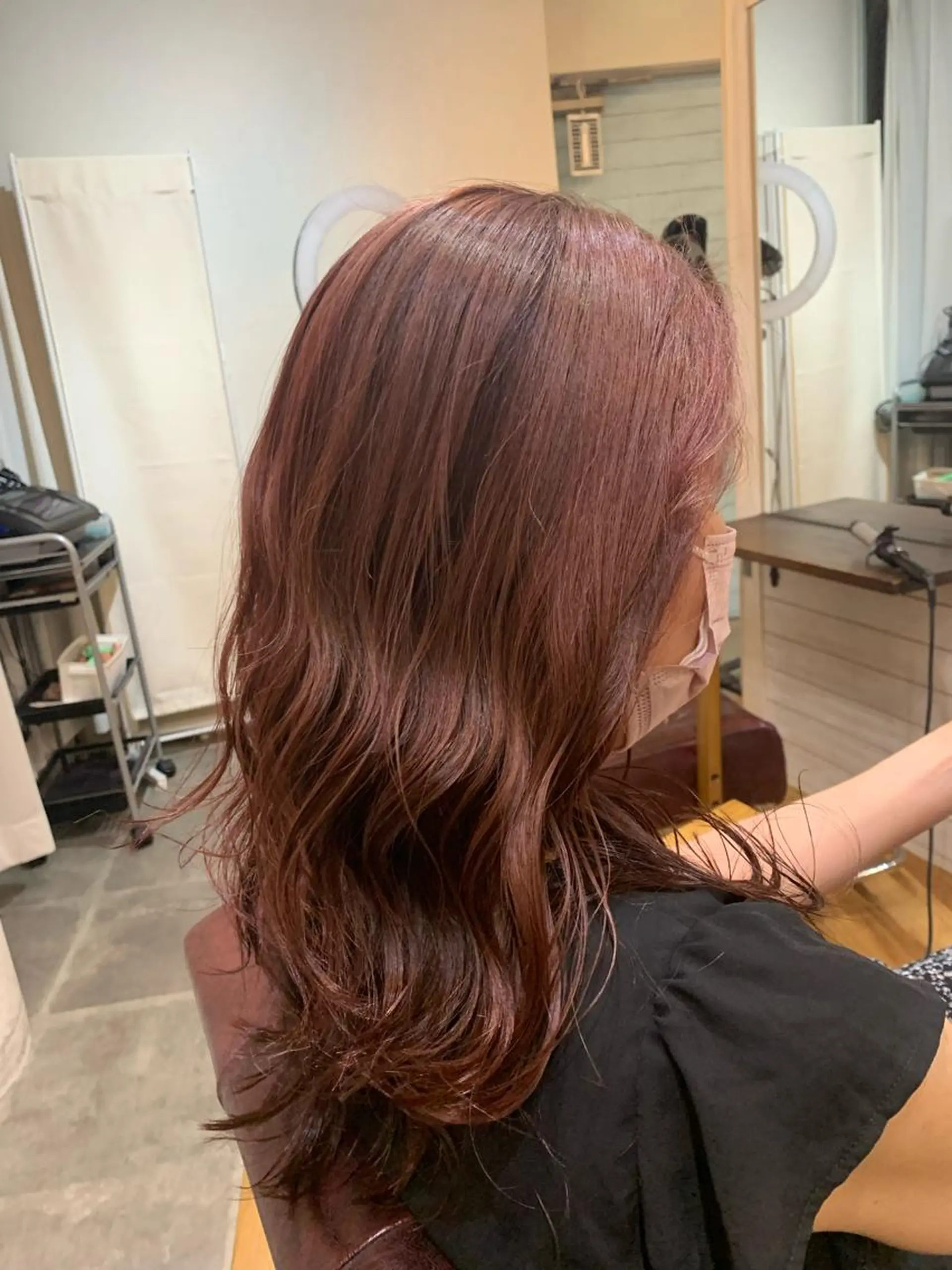 セミロング ヘアカラー CECIL hair なんば店所属・メンズパーマ 艶髪☆店長☆有馬のヘアスタイル