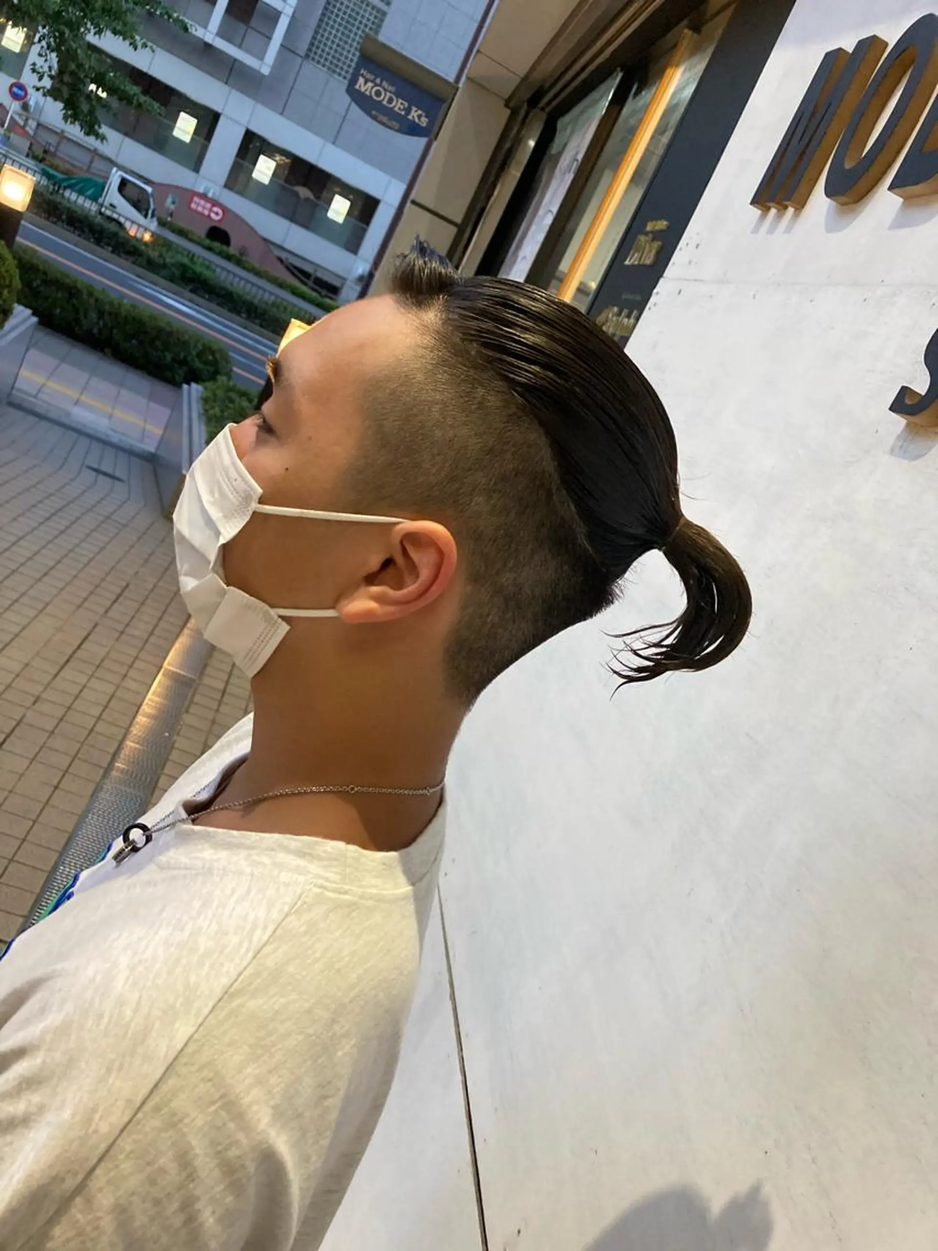 ミディアム パーマ メンズ ミディアムパーマ マンバンヘア メンズパーマ ツイストスパイラルパーマ スパイラルパーマ カット パーマ トリートメント SHAFT Ieiriのヘアスタイル