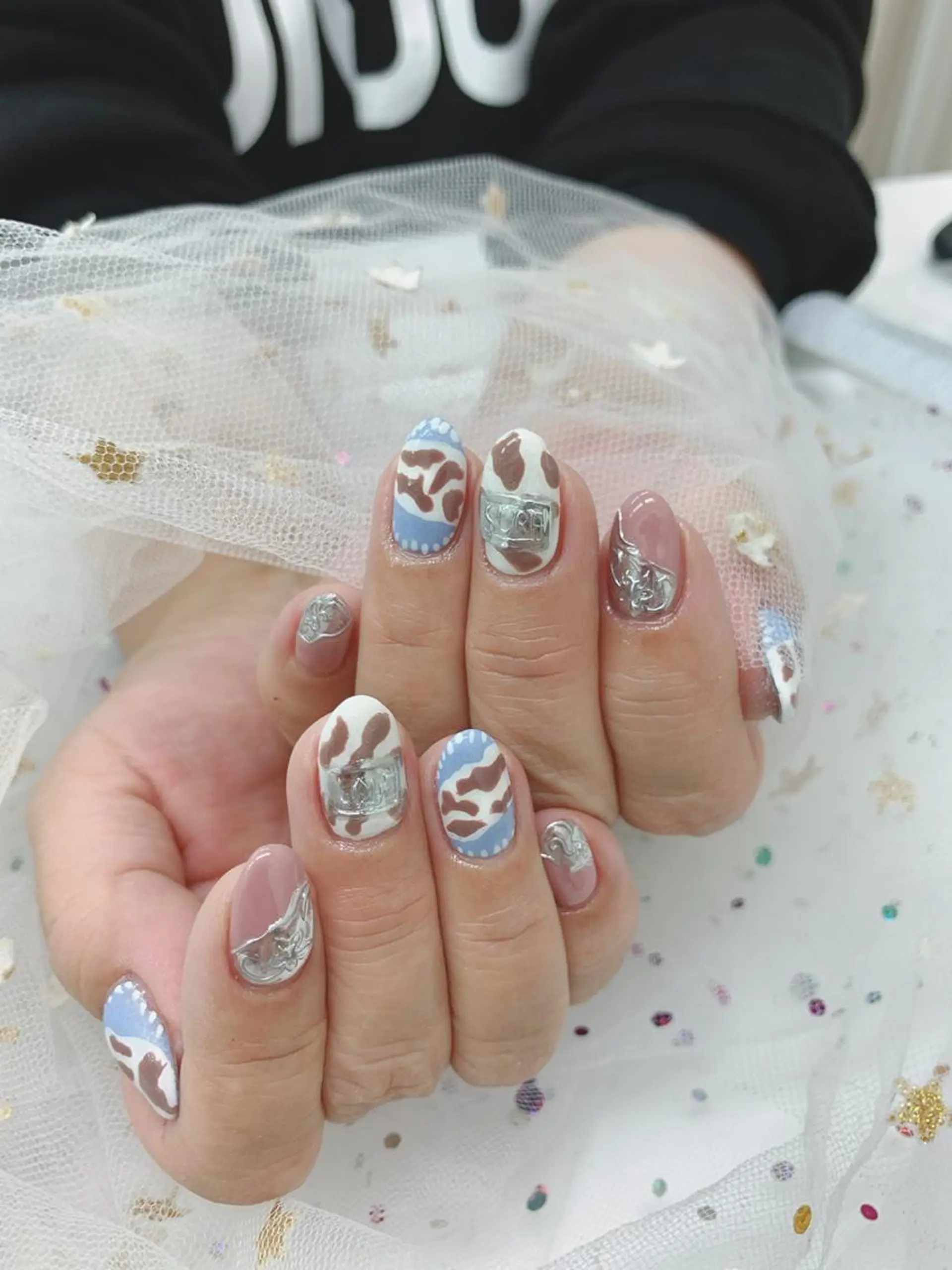 ネイル 🦋ネイルサロン ブラン🌈ゆりのネイルデザイン