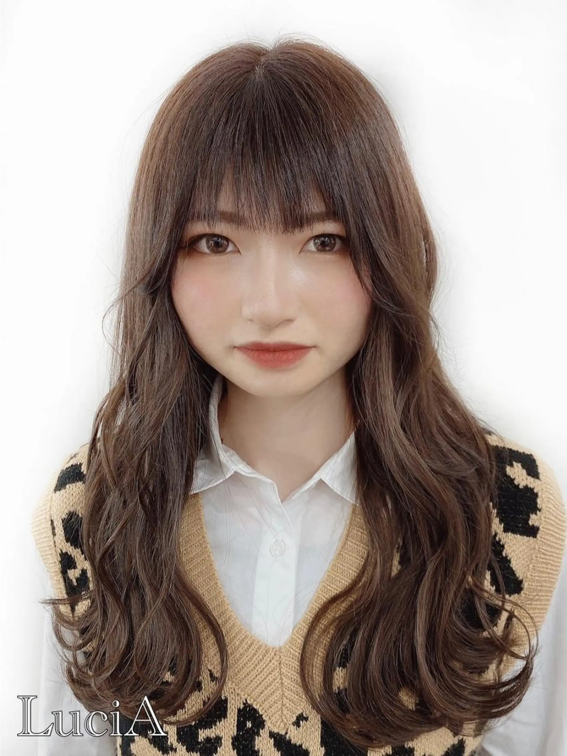 カラー ロング ヘアアレンジ エクステ トリートメント LuciA/エクステ カラーのヘアスタイル