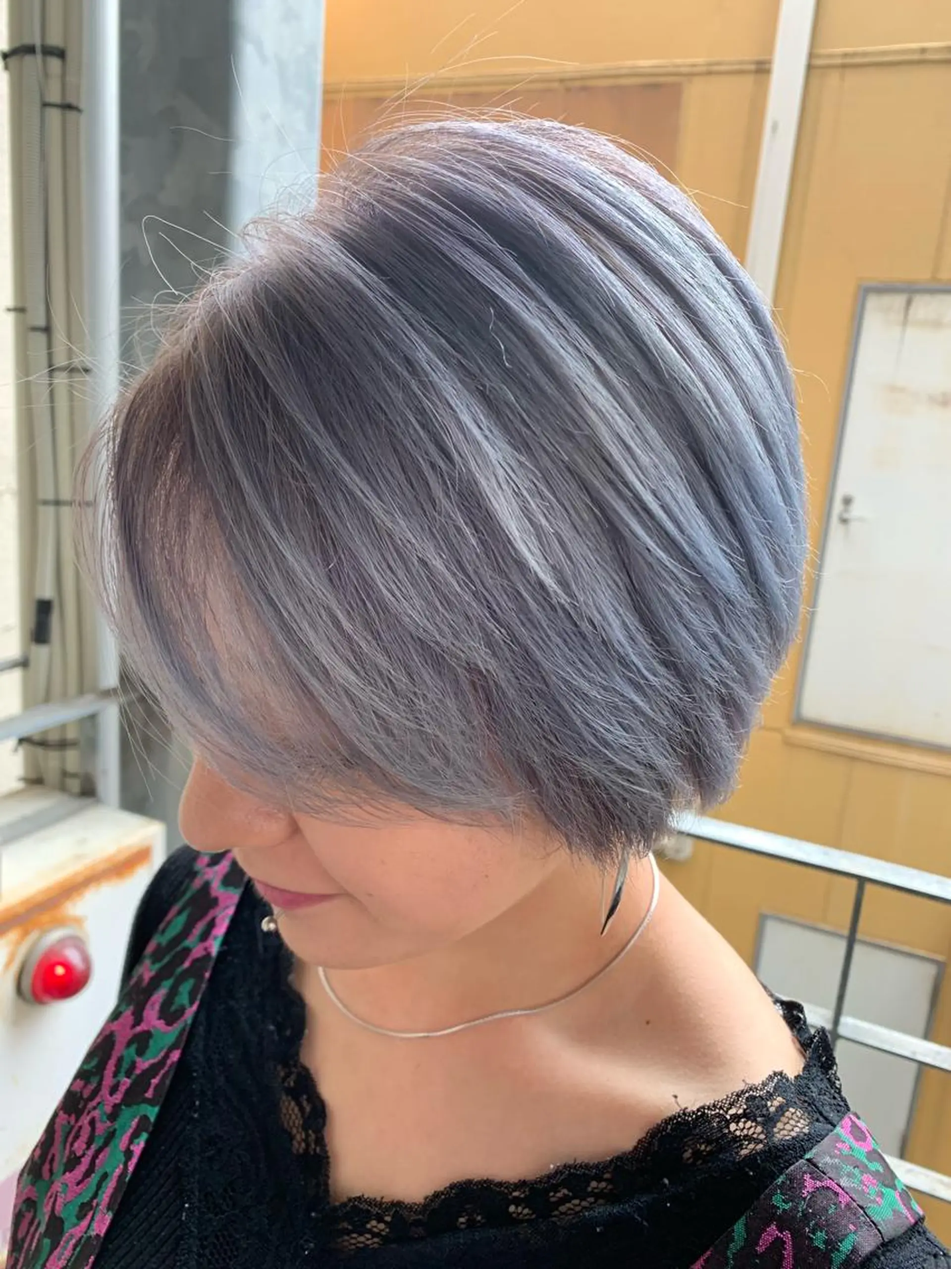 ショート ヘアカラー トリートメント 髪質改善will hairdesignのヘアスタイル