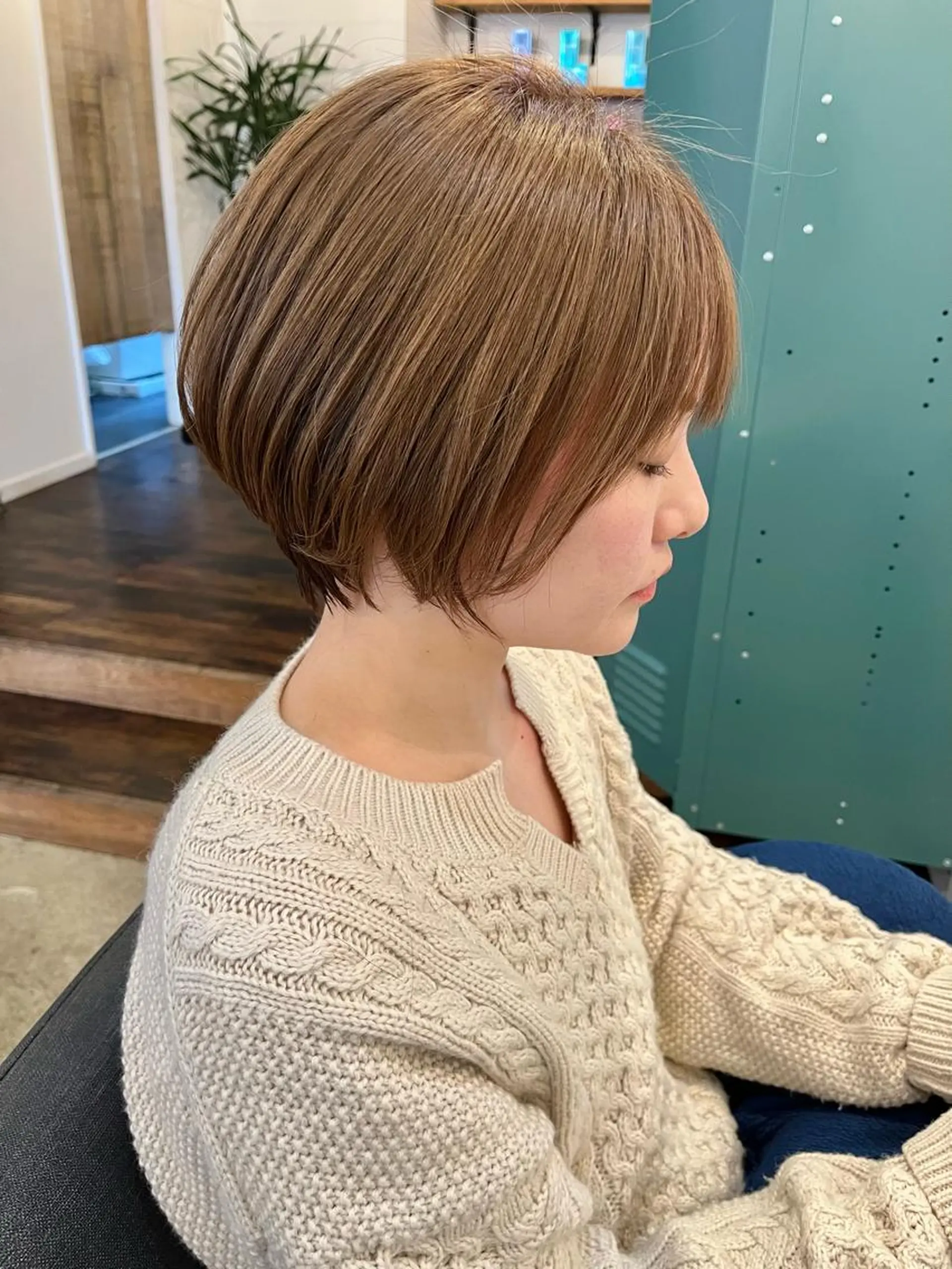 ショート カラー ショートボブ ボブ ショートヘア カット ヘアカラー トリートメント 🍒【Lib】 AIRI　🍒のヘアスタイル