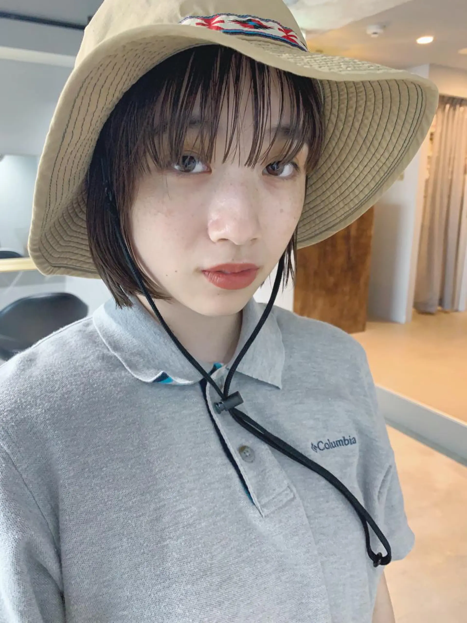 ショート カラー ボブパーマコテ巻き風 パーマNo1深江秀平のヘアスタイル