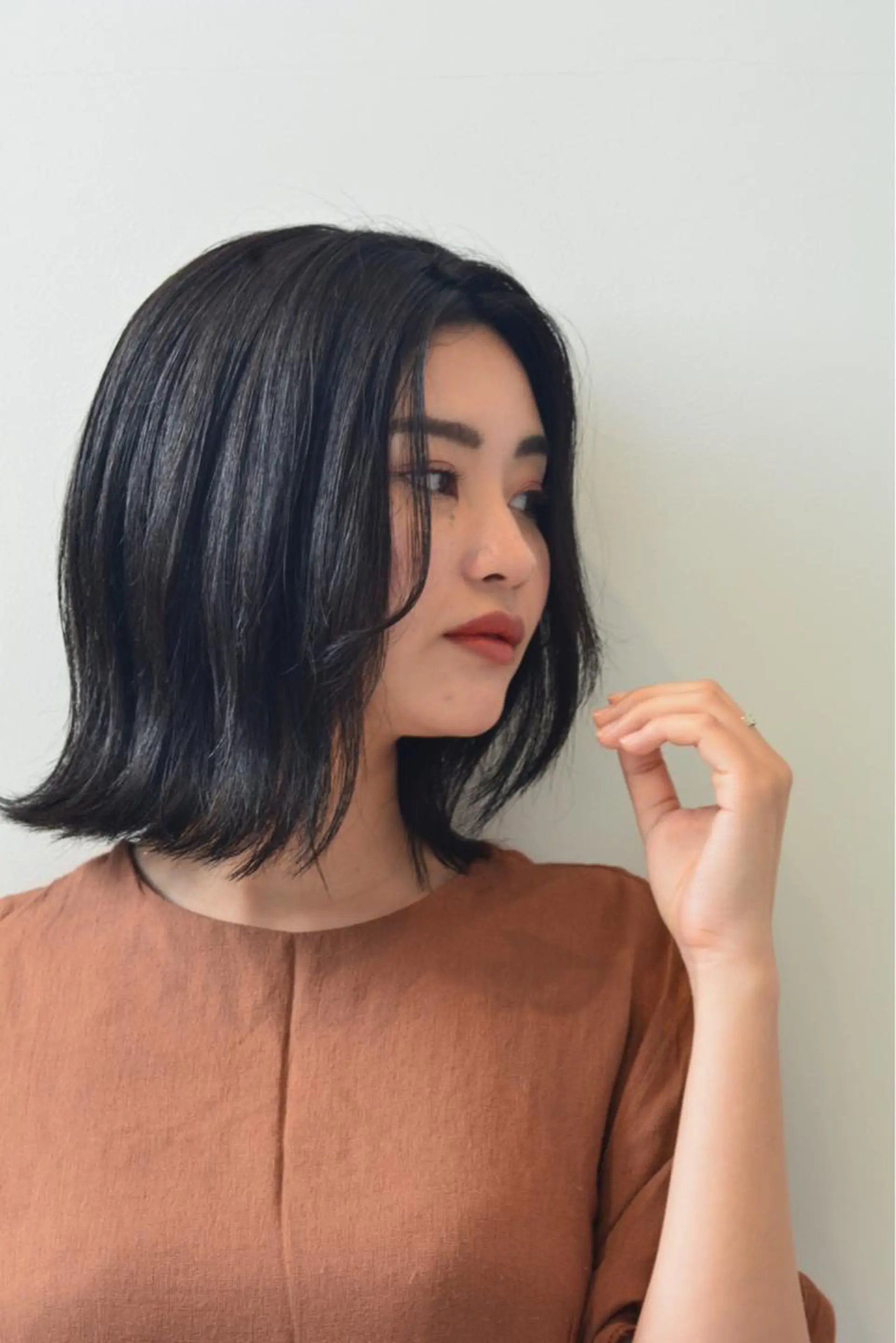 ミディアム 縮毛矯正 トリートメント 🥛洒落髪小顔cut なら龍崎🥛のヘアスタイル