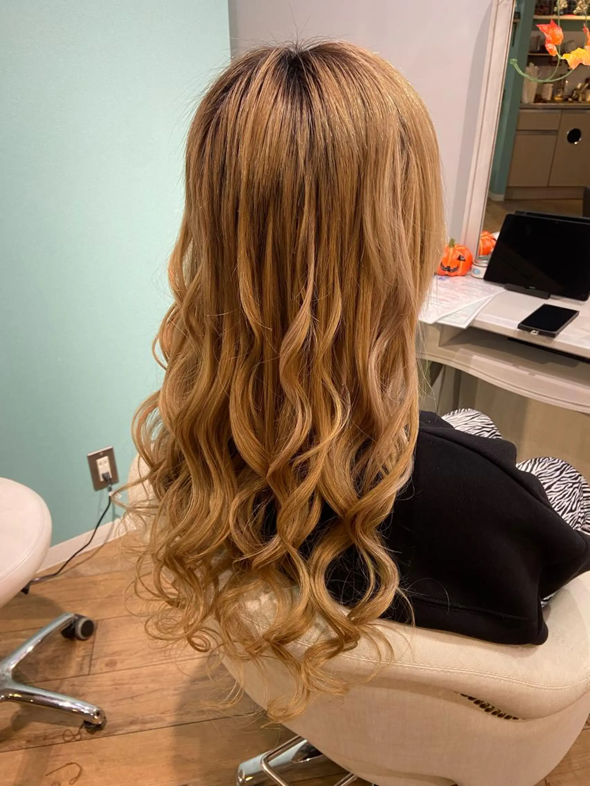 ロング エクステ 🧸プルエクステ❤︎ ネイルKAO🧸のヘアスタイル