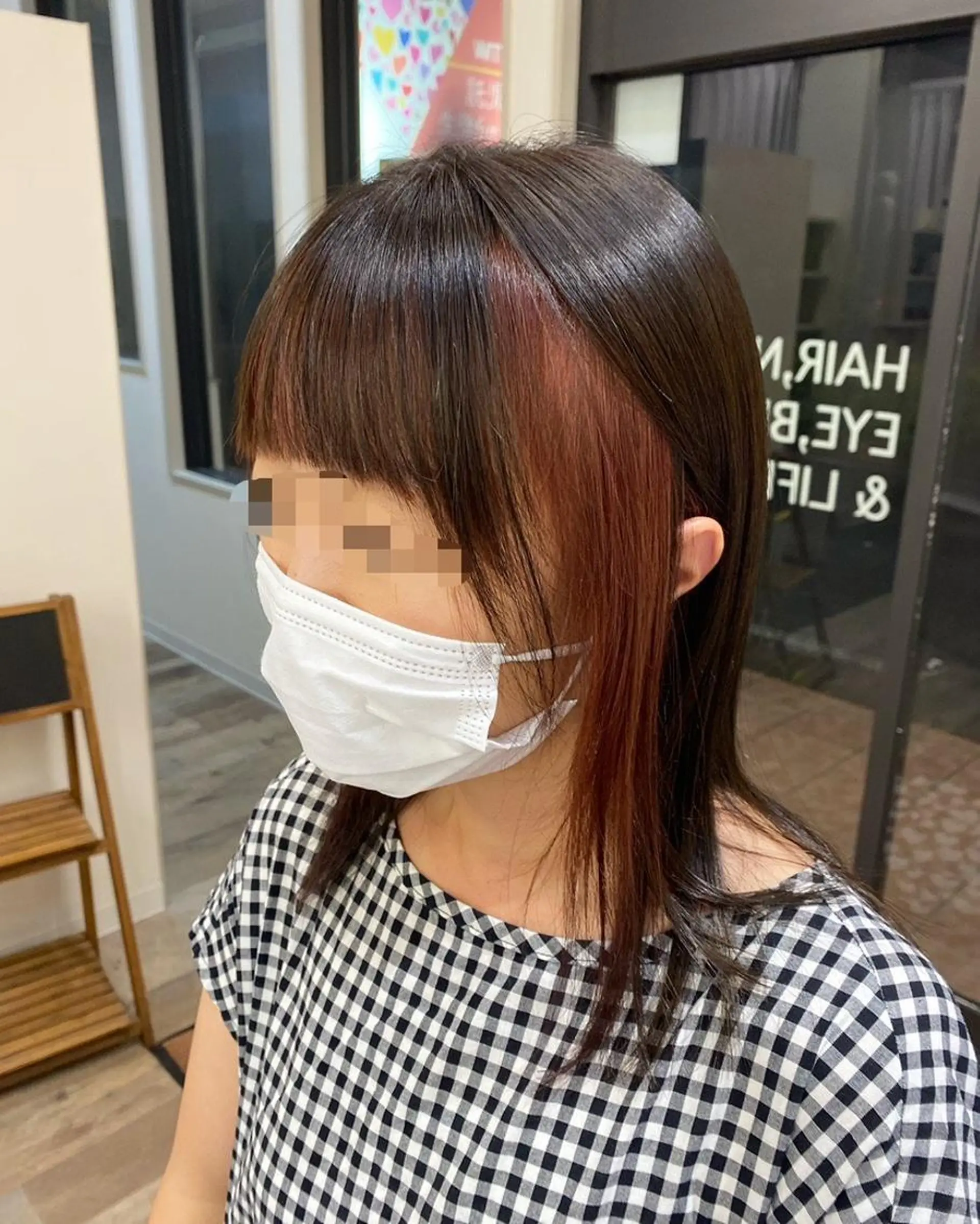 セミロング カラー Becky Lash 小倉店所属・アイブロウWAX 🌷モデル募集中🌷のマツエク・マツパデザイン