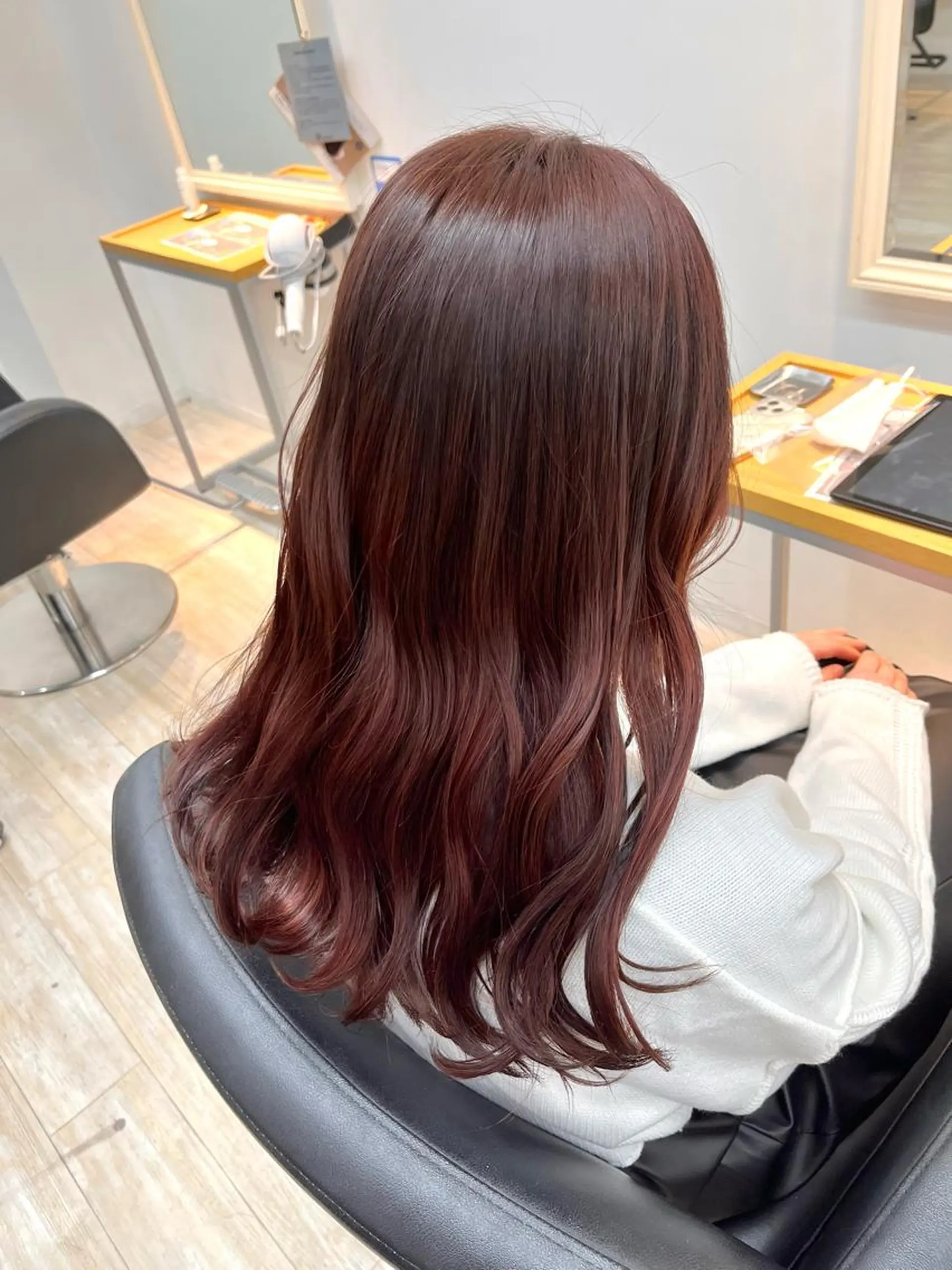 ロング カラー ピンクカラー くさかみさき🌼暖色 /耳つぼ/オタク🌼のヘアスタイル