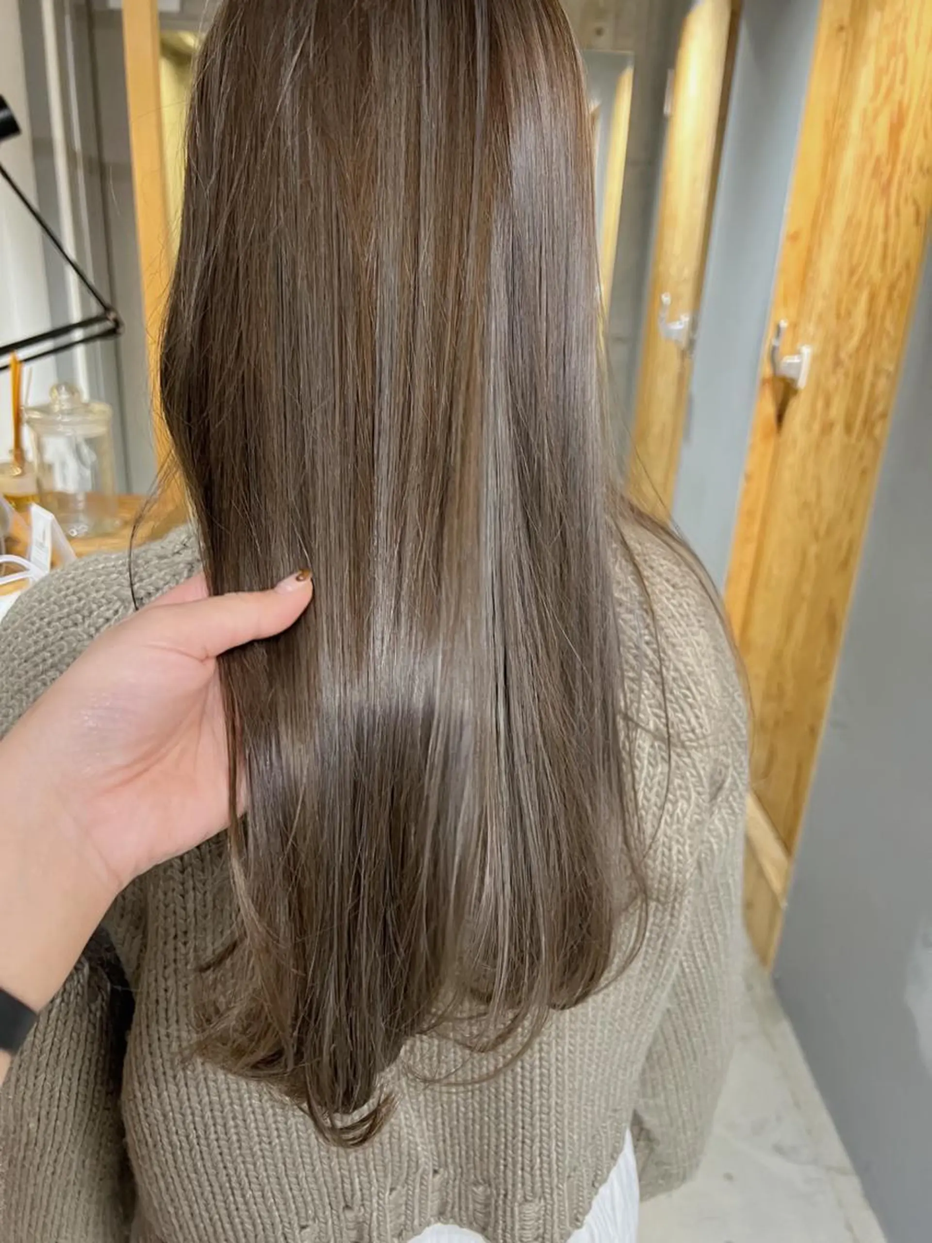 ロング カラー ベージュカラー ハイライトカラー ハイライト ヘアカラー トリートメント misch by urban所属・名駅🦢大人艶カラー 🪽カミヤアカネのヘアスタイル