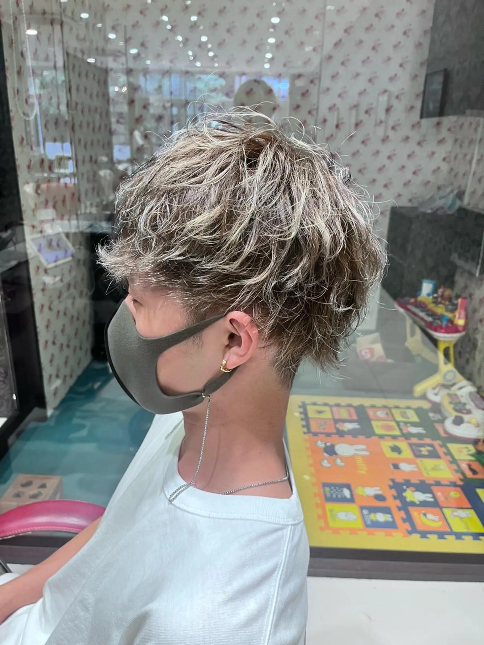 メンズ カット パーマ 12月空きあり 上野颯太のヘアスタイル