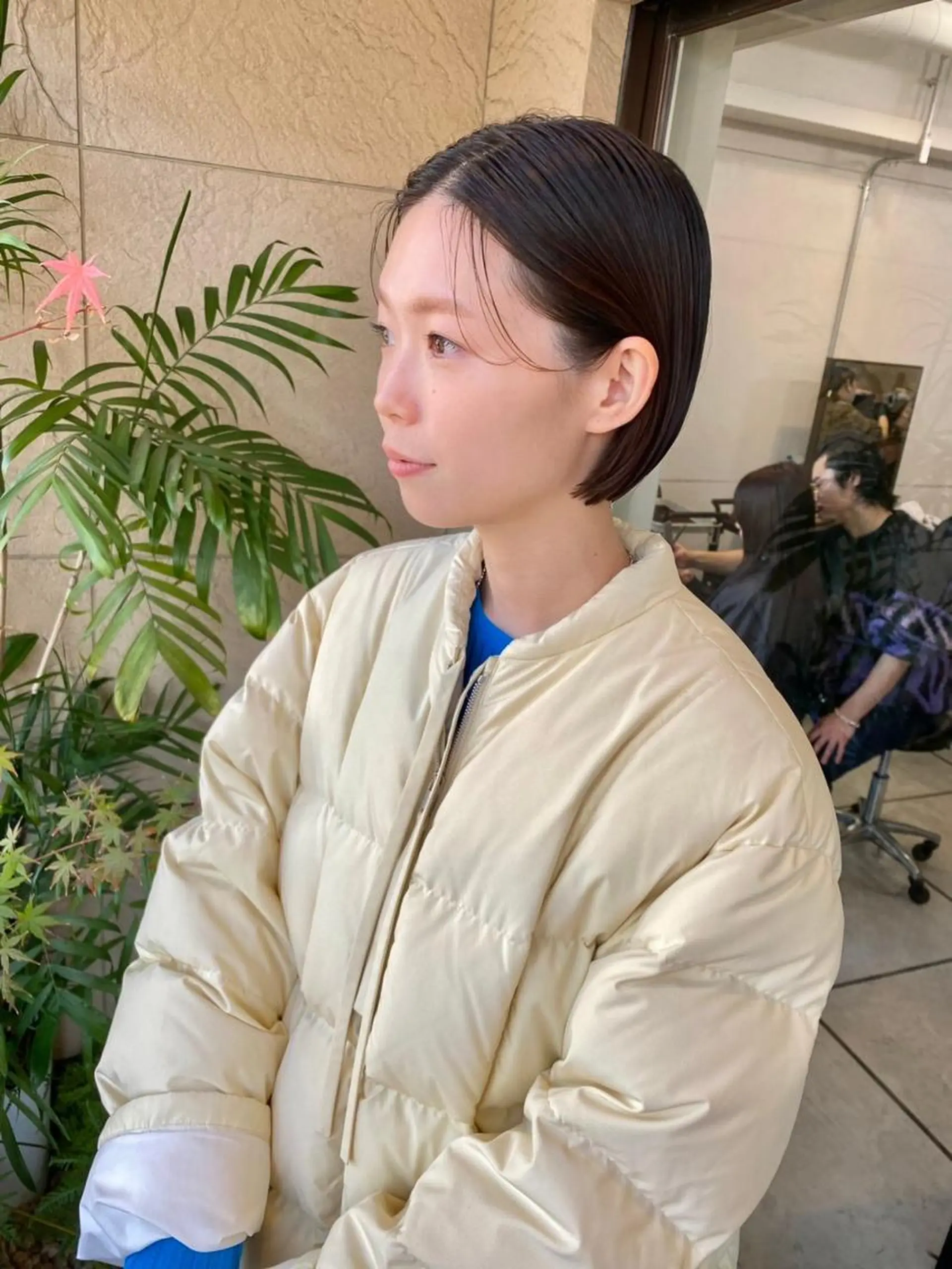 ショート カラー ショートボブ アディクシーカラー ブリーチ ケアブリーチ デザインカラー カット ヘアカラー CEINE PATHのヘアスタイル